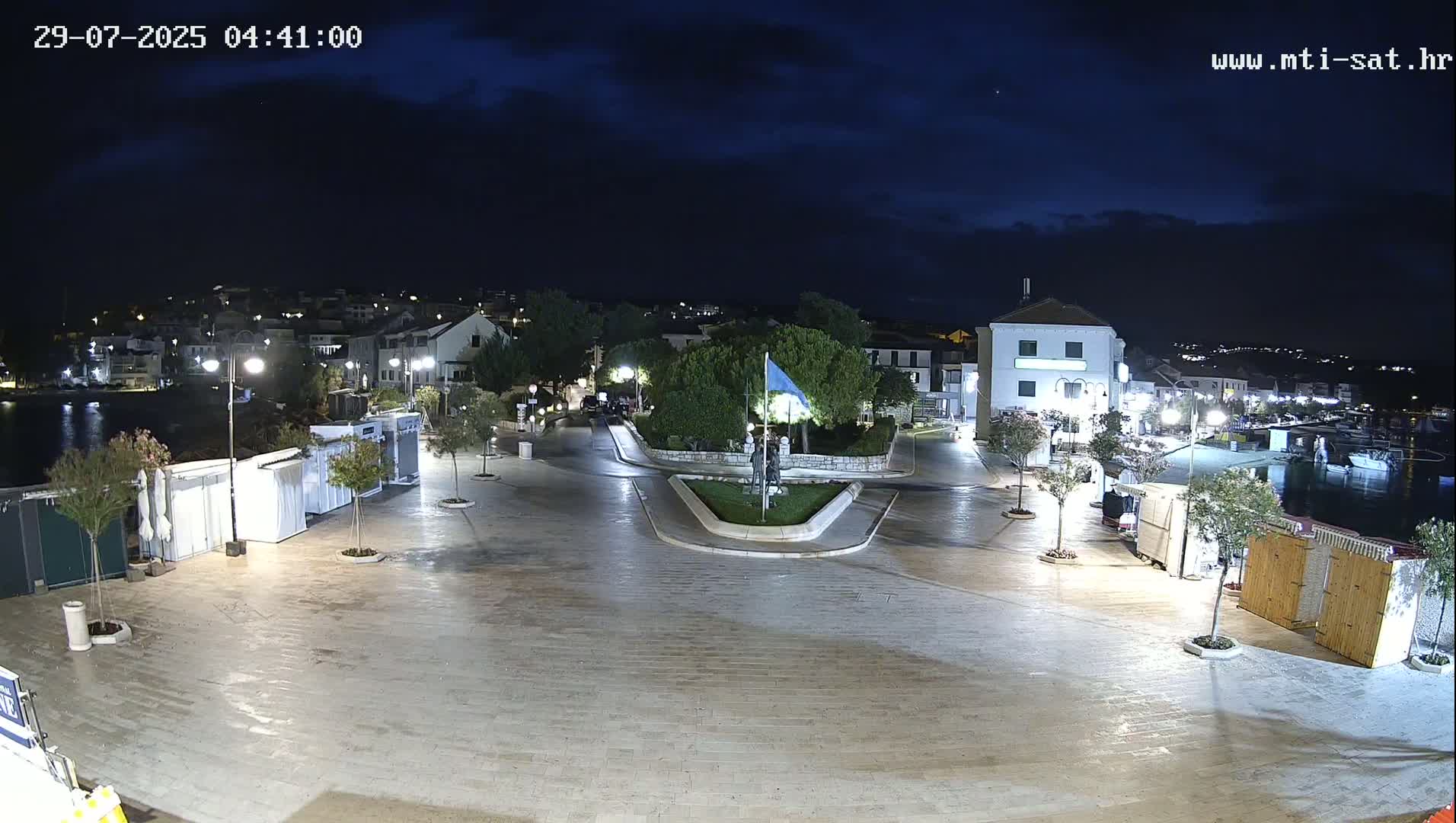 Primošten Town & Adriatic Coast Live Cam - Primosten, Općina Primošten, Šibenik-Knin, Croatia