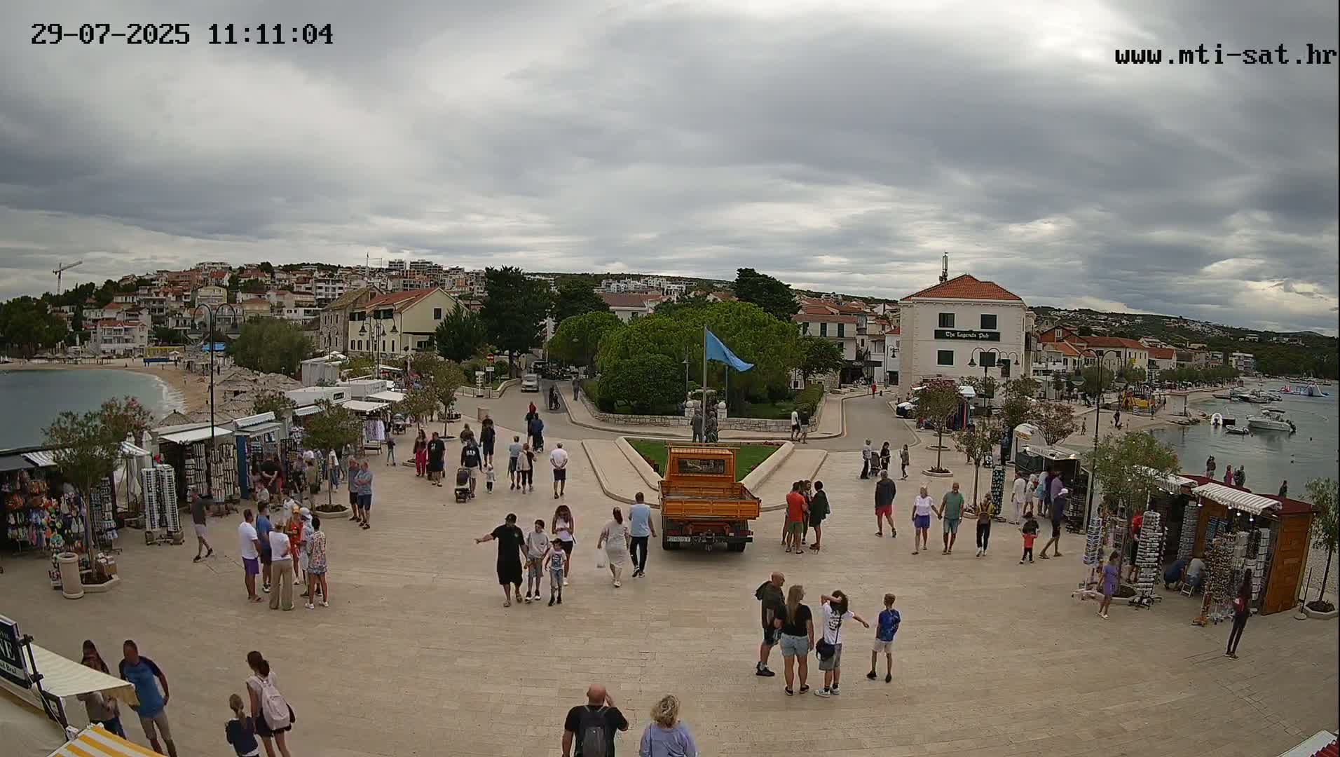 Primošten Town & Adriatic Coast Live Cam - Primosten, Općina Primošten, Šibenik-Knin, Croatia