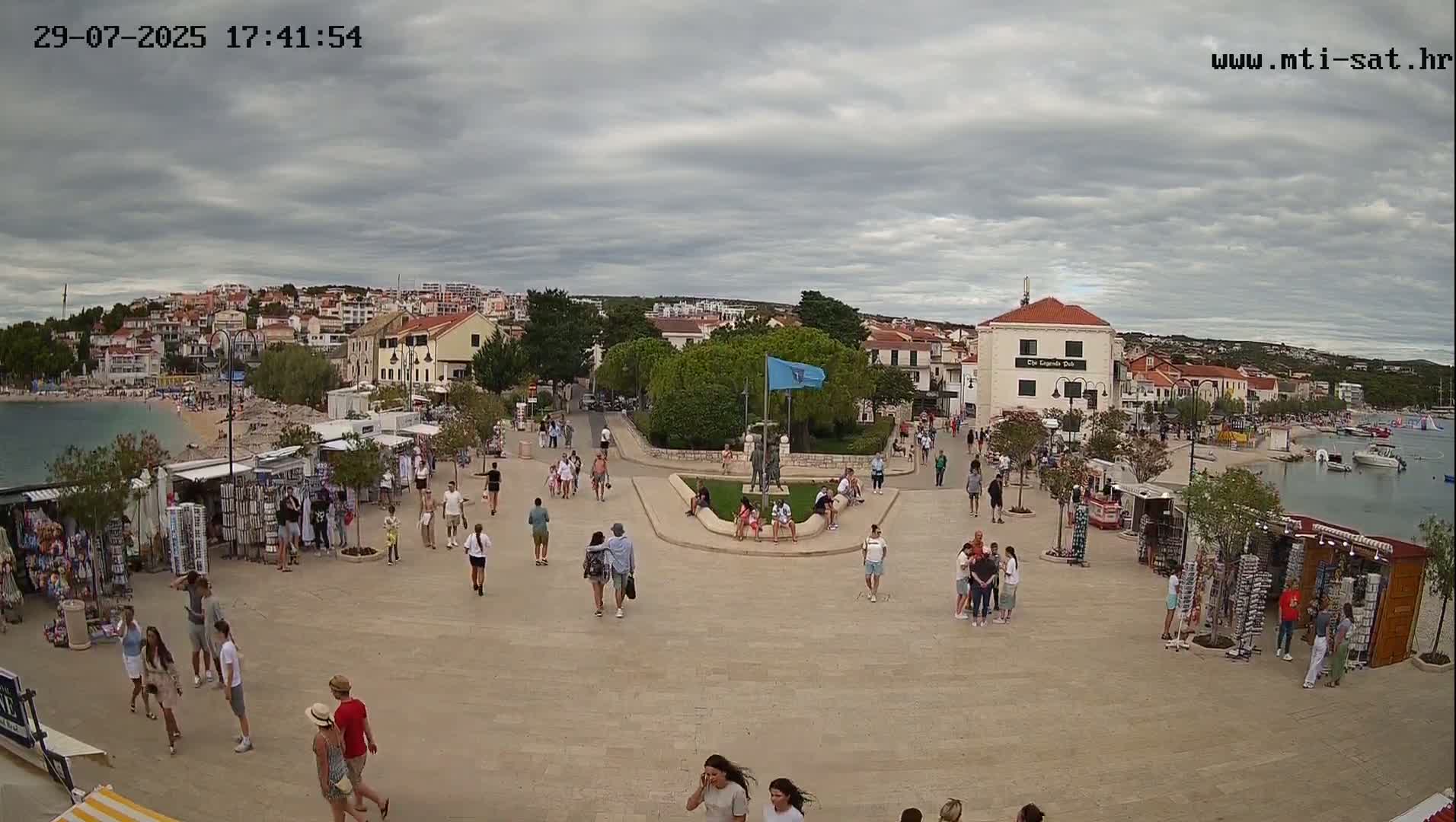 Primošten Town & Adriatic Coast Live Cam - Primosten, Općina Primošten, Šibenik-Knin, Croatia