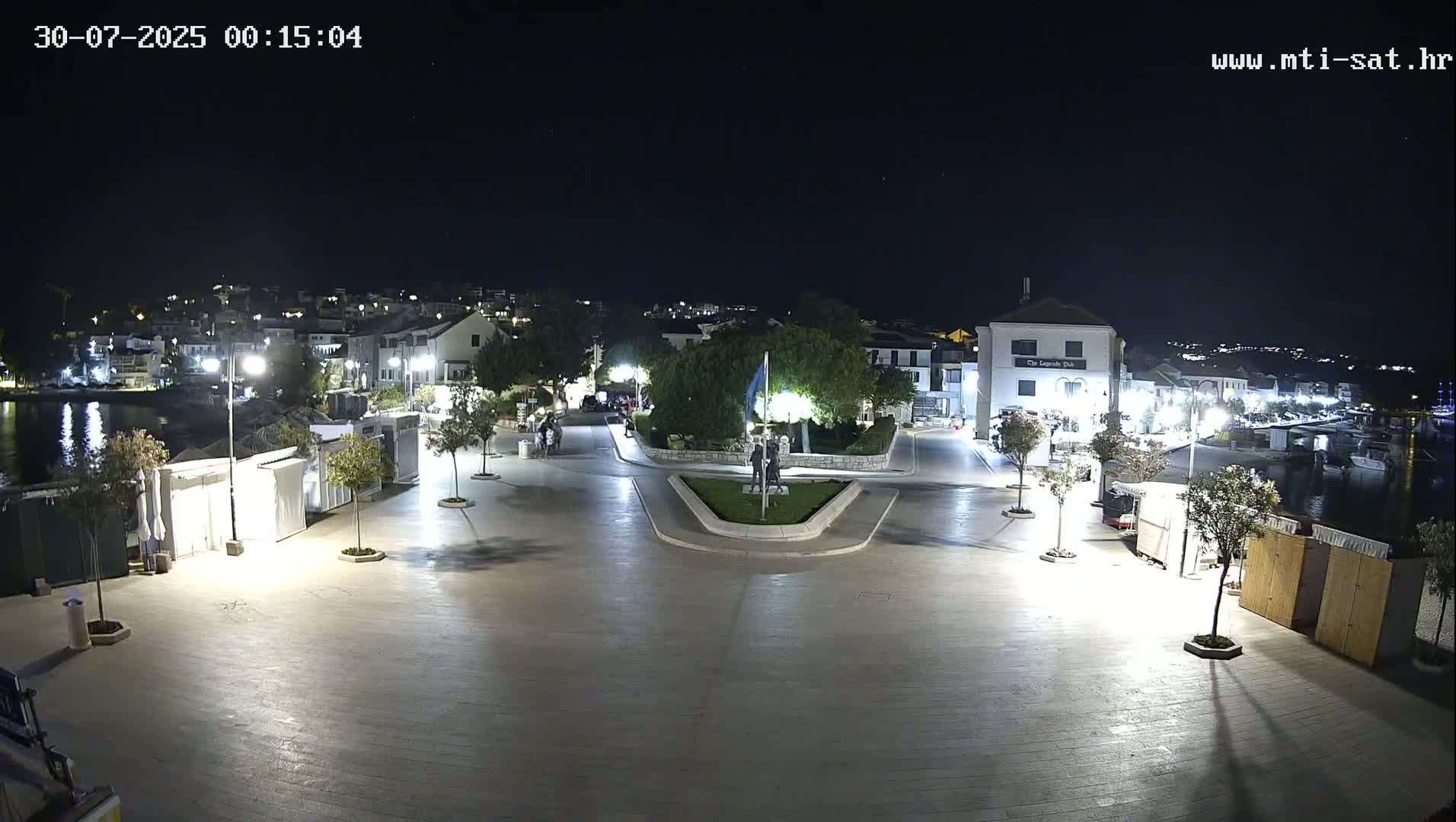 Primošten Town & Adriatic Coast Live Cam - Primosten, Općina Primošten, Šibenik-Knin, Croatia