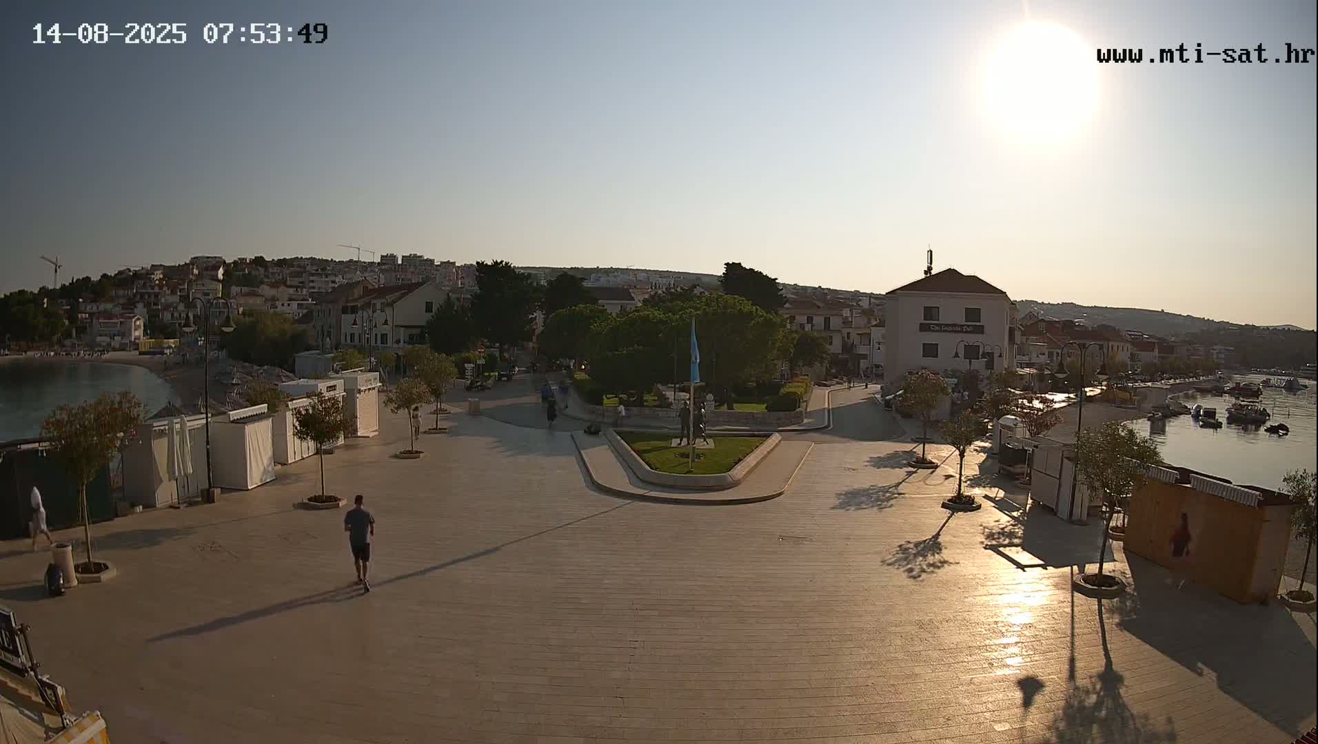 Primošten Town & Adriatic Coast Live Cam - Primosten, Općina Primošten, Šibenik-Knin, Croatia