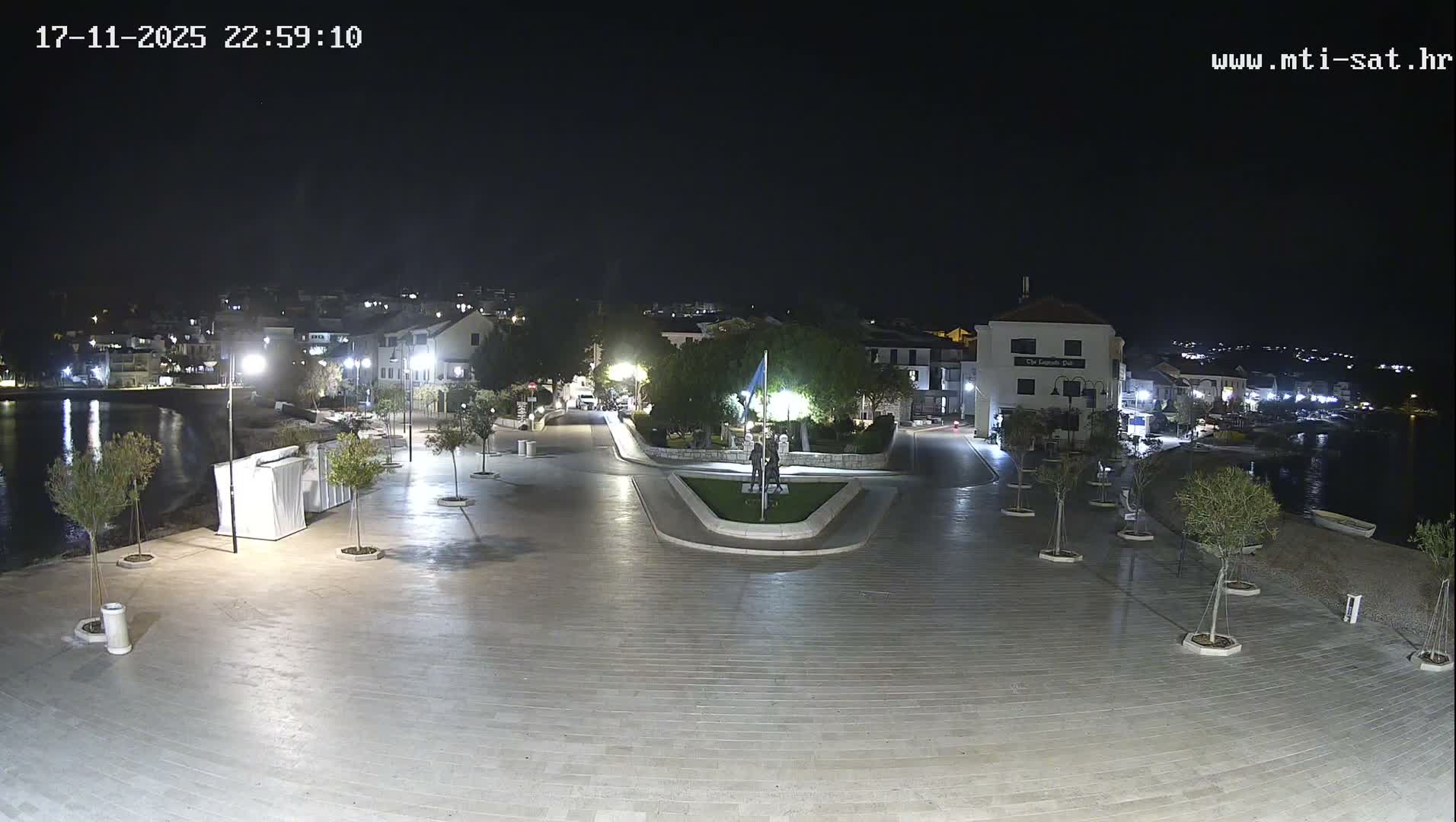 Primošten Town & Adriatic Coast Live Cam - Primosten, Općina Primošten, Šibenik-Knin, Croatia
