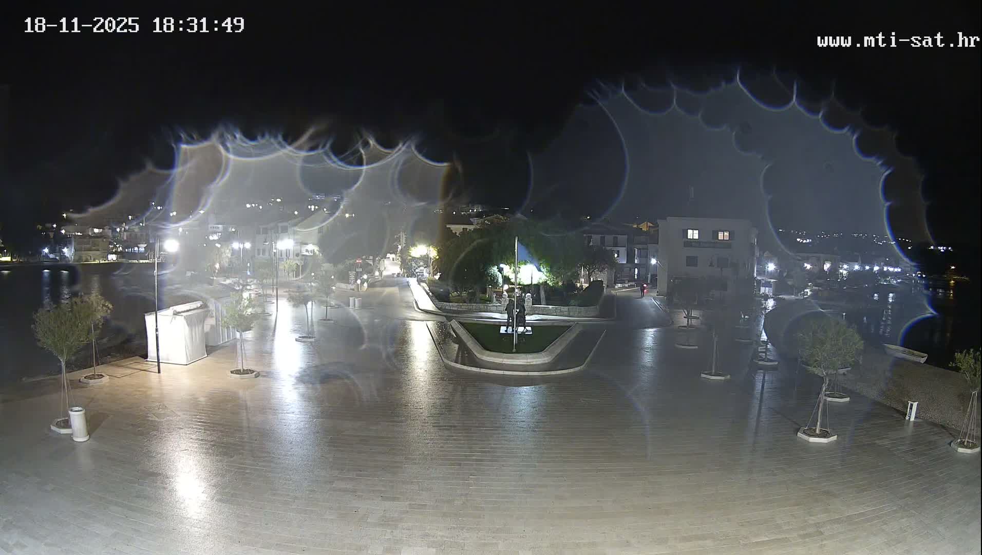 Primošten Town & Adriatic Coast Live Cam - Primosten, Općina Primošten, Šibenik-Knin, Croatia