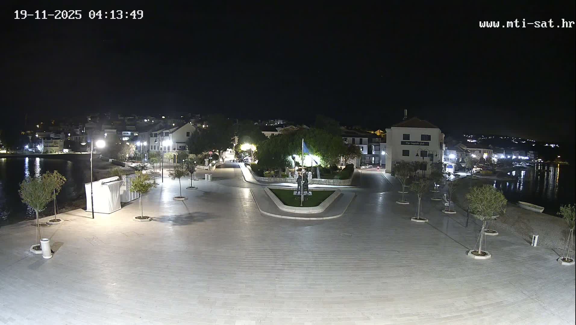 Primošten Town & Adriatic Coast Live Cam - Primosten, Općina Primošten, Šibenik-Knin, Croatia