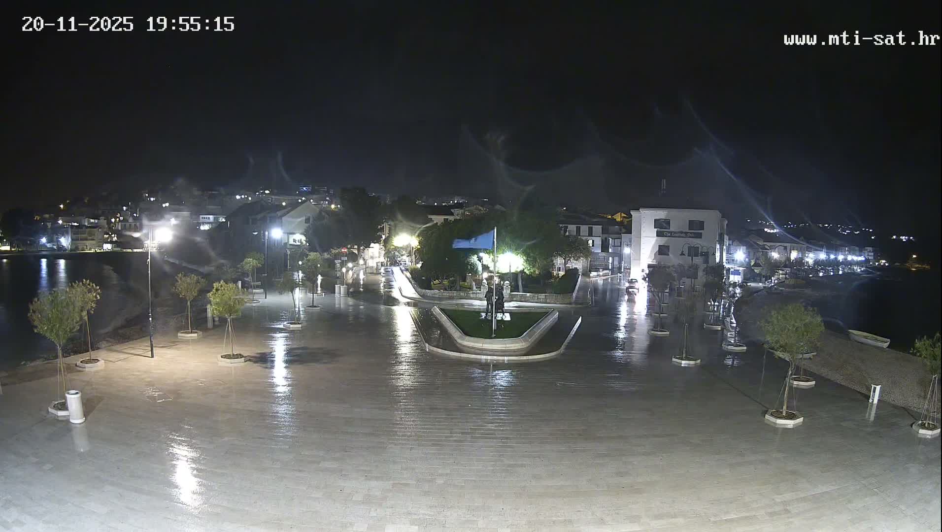 Primošten Town & Adriatic Coast Live Cam - Primosten, Općina Primošten, Šibenik-Knin, Croatia