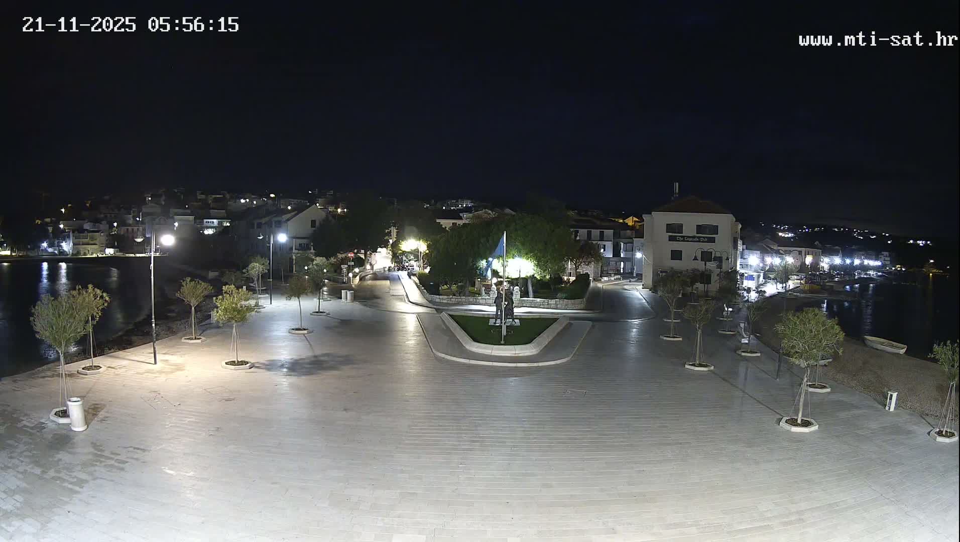 Primošten Town & Adriatic Coast Live Cam - Primosten, Općina Primošten, Šibenik-Knin, Croatia