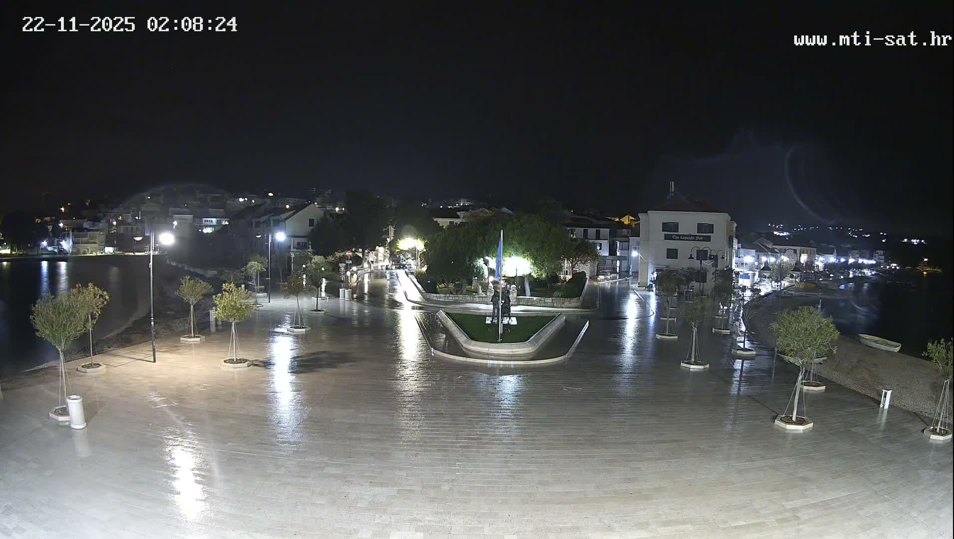Primošten Town & Adriatic Coast Live Cam - Primosten, Općina Primošten, Šibenik-Knin, Croatia