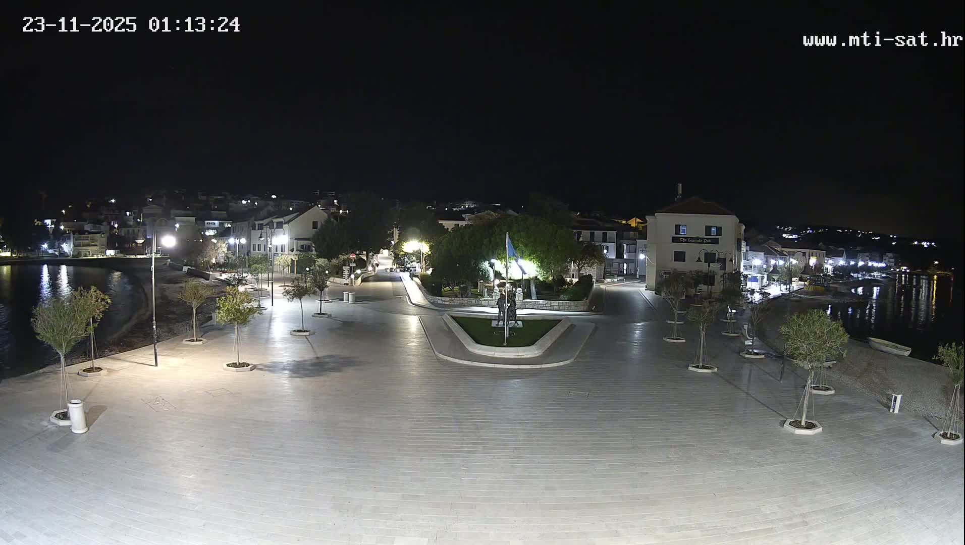 Primošten Town & Adriatic Coast Live Cam - Primosten, Općina Primošten, Šibenik-Knin, Croatia