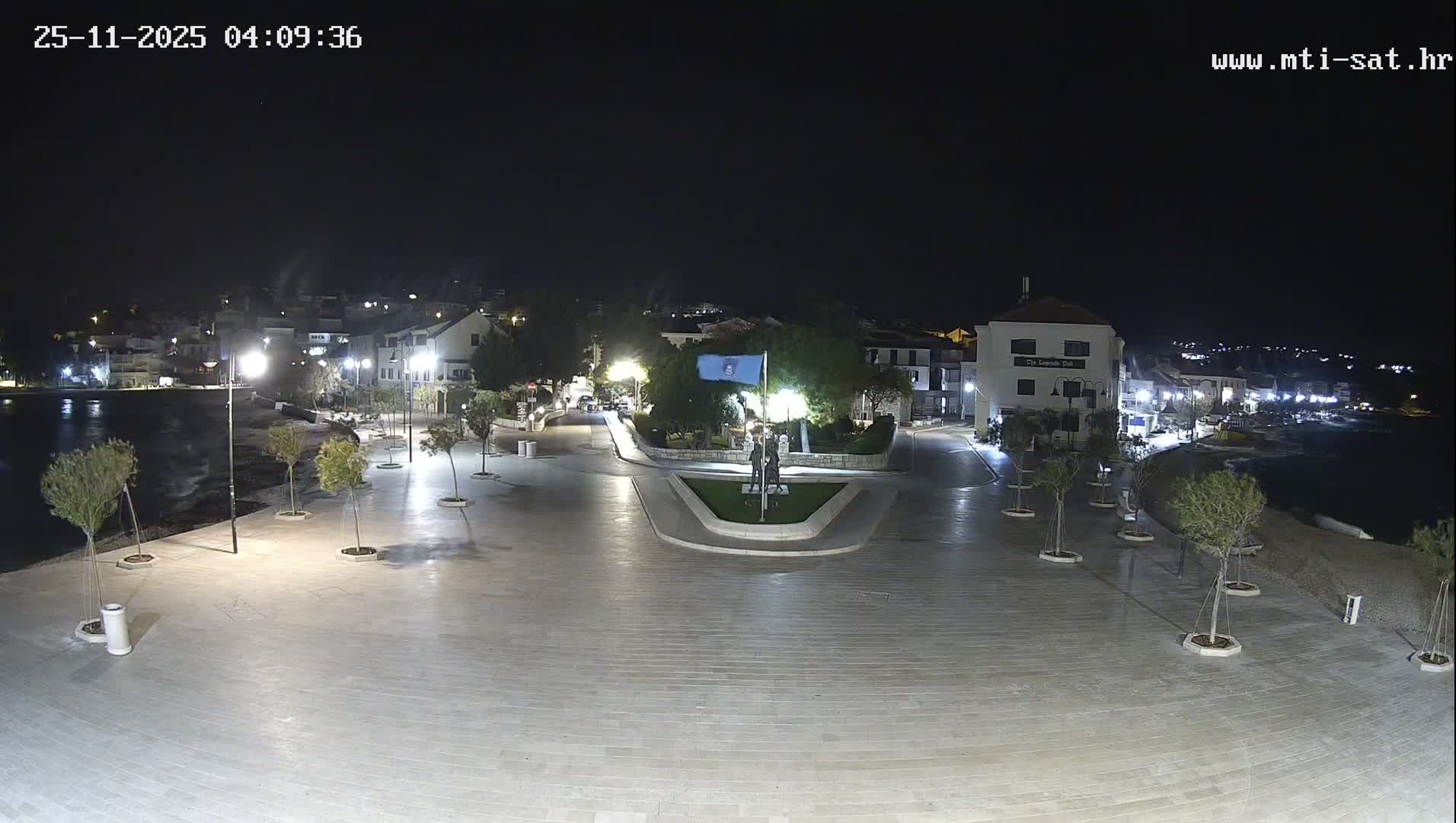 Primošten Town & Adriatic Coast Live Cam - Primosten, Općina Primošten, Šibenik-Knin, Croatia