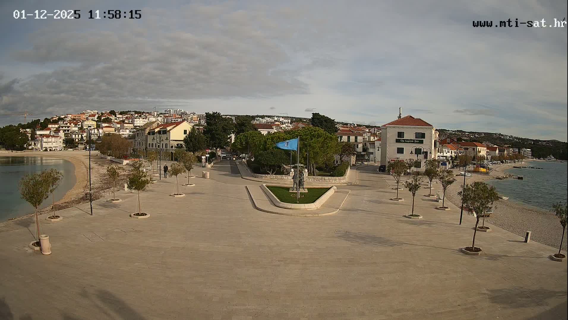 Primošten Town & Adriatic Coast Live Cam - Primosten, Općina Primošten, Šibenik-Knin, Croatia
