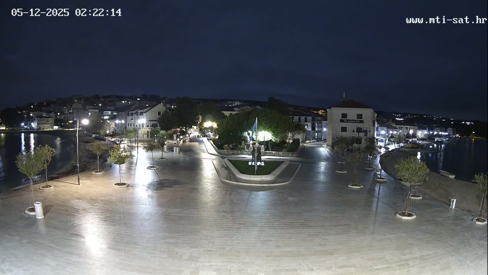 Primošten Town & Adriatic Coast Live Cam - Primosten, Općina Primošten, Šibenik-Knin, Croatia