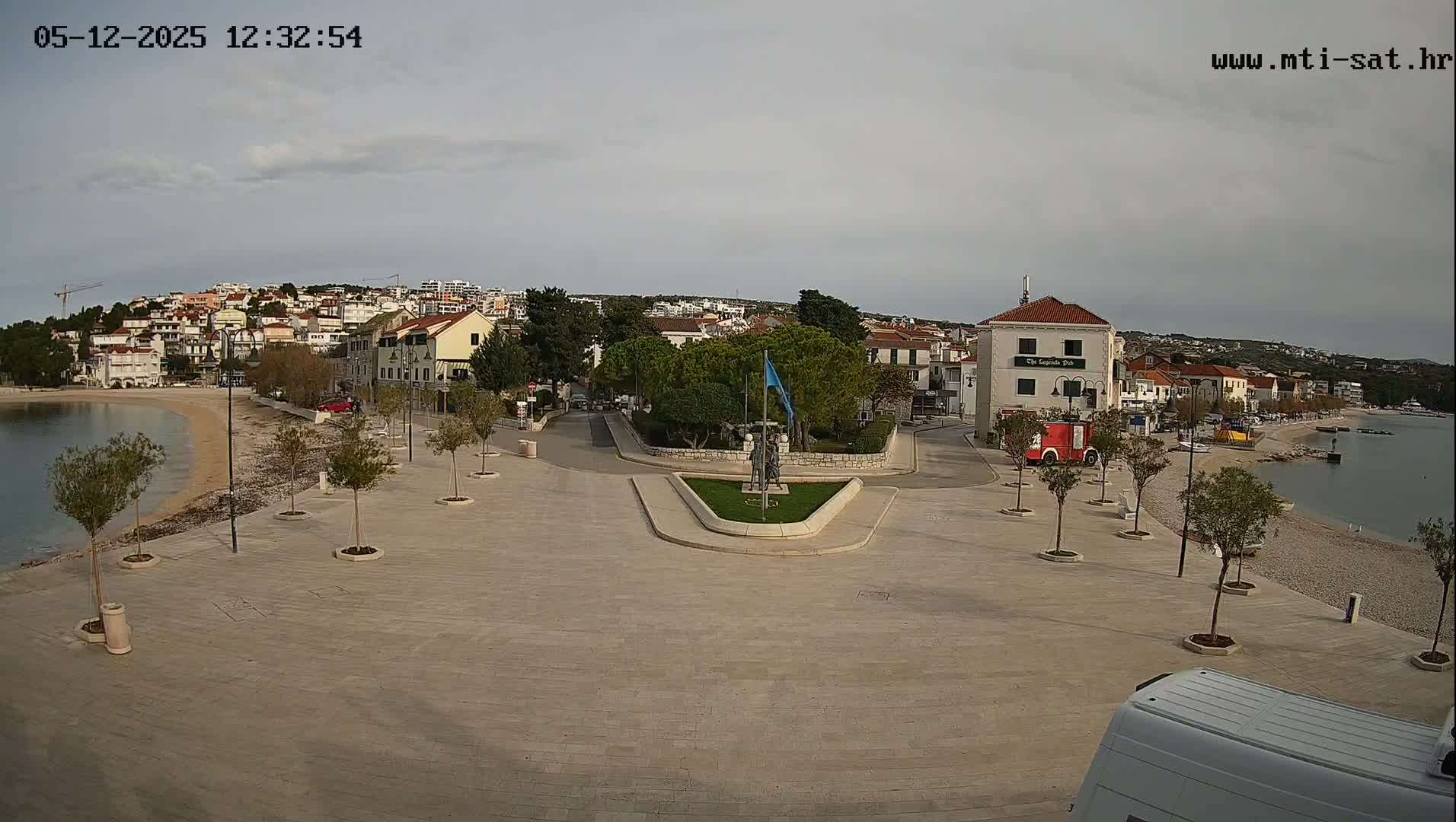 Primošten Town & Adriatic Coast Live Cam - Primosten, Općina Primošten, Šibenik-Knin, Croatia