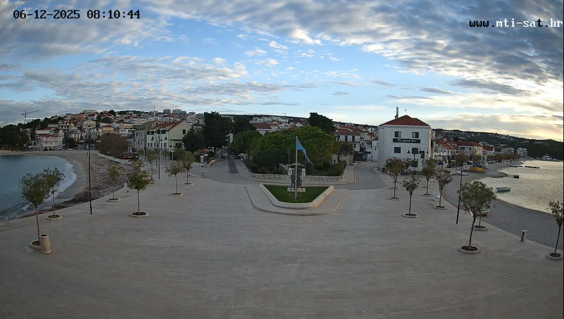 Primošten Town & Adriatic Coast Live Cam - Primosten, Općina Primošten, Šibenik-Knin, Croatia