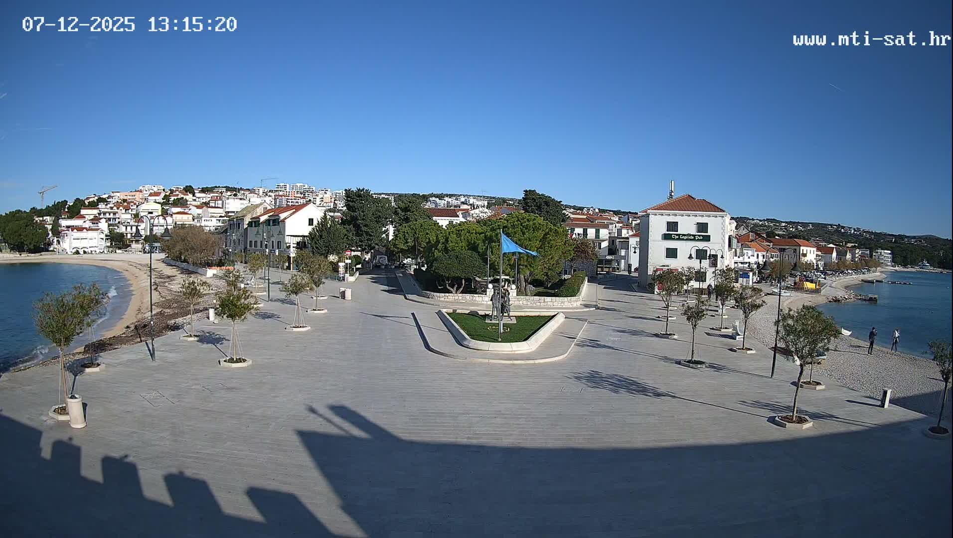 Primošten Town & Adriatic Coast Live Cam - Primosten, Općina Primošten, Šibenik-Knin, Croatia