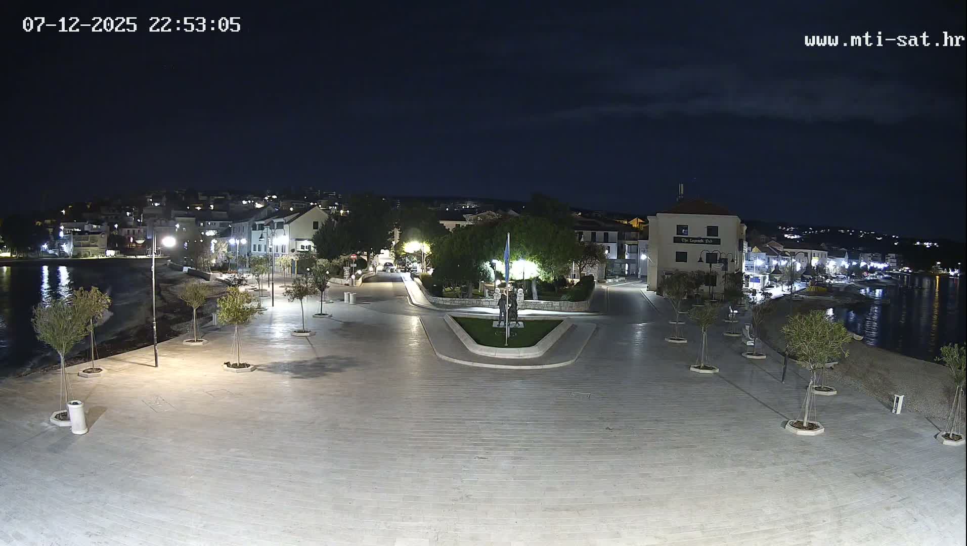 Primošten Town & Adriatic Coast Live Cam - Primosten, Općina Primošten, Šibenik-Knin, Croatia