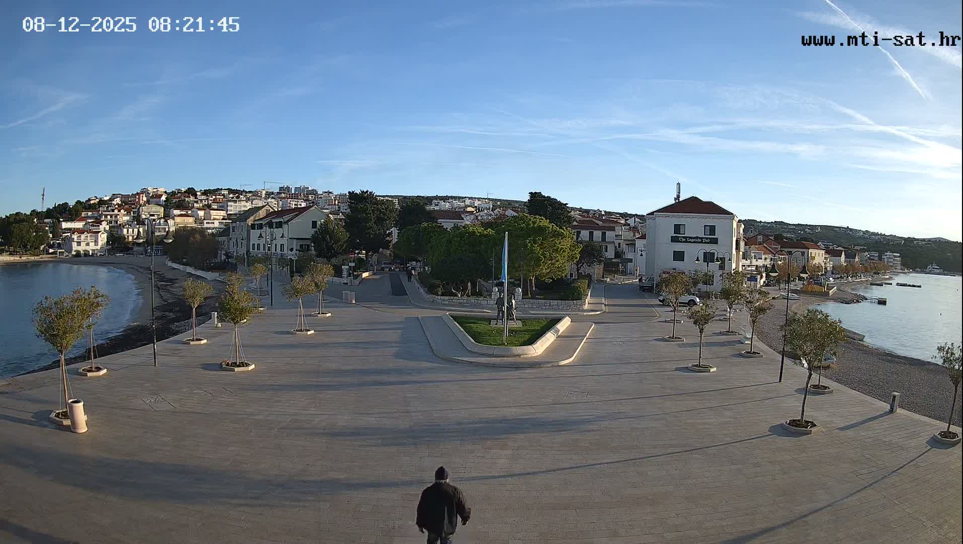 Primošten Town & Adriatic Coast Live Cam - Primosten, Općina Primošten, Šibenik-Knin, Croatia