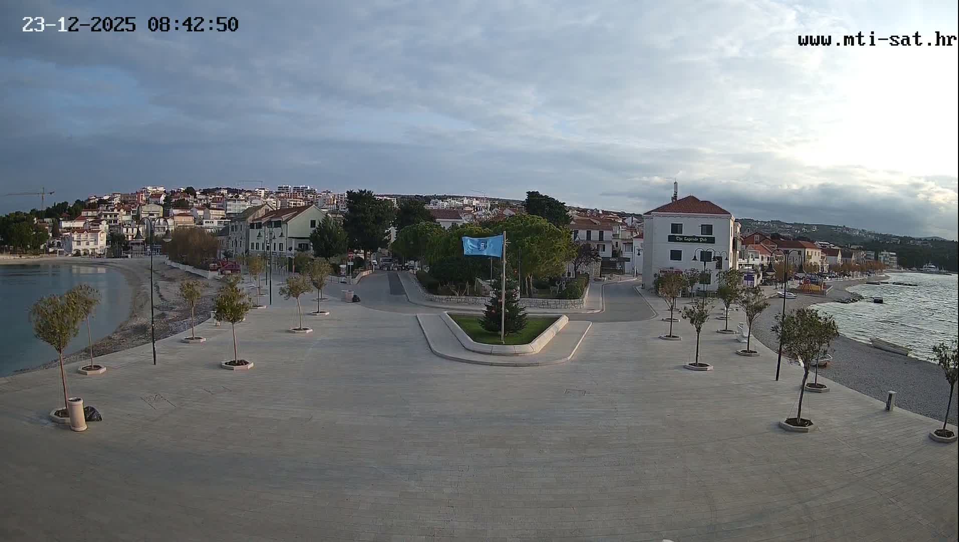 Primošten Town & Adriatic Coast Live Cam - Primosten, Općina Primošten, Šibenik-Knin, Croatia