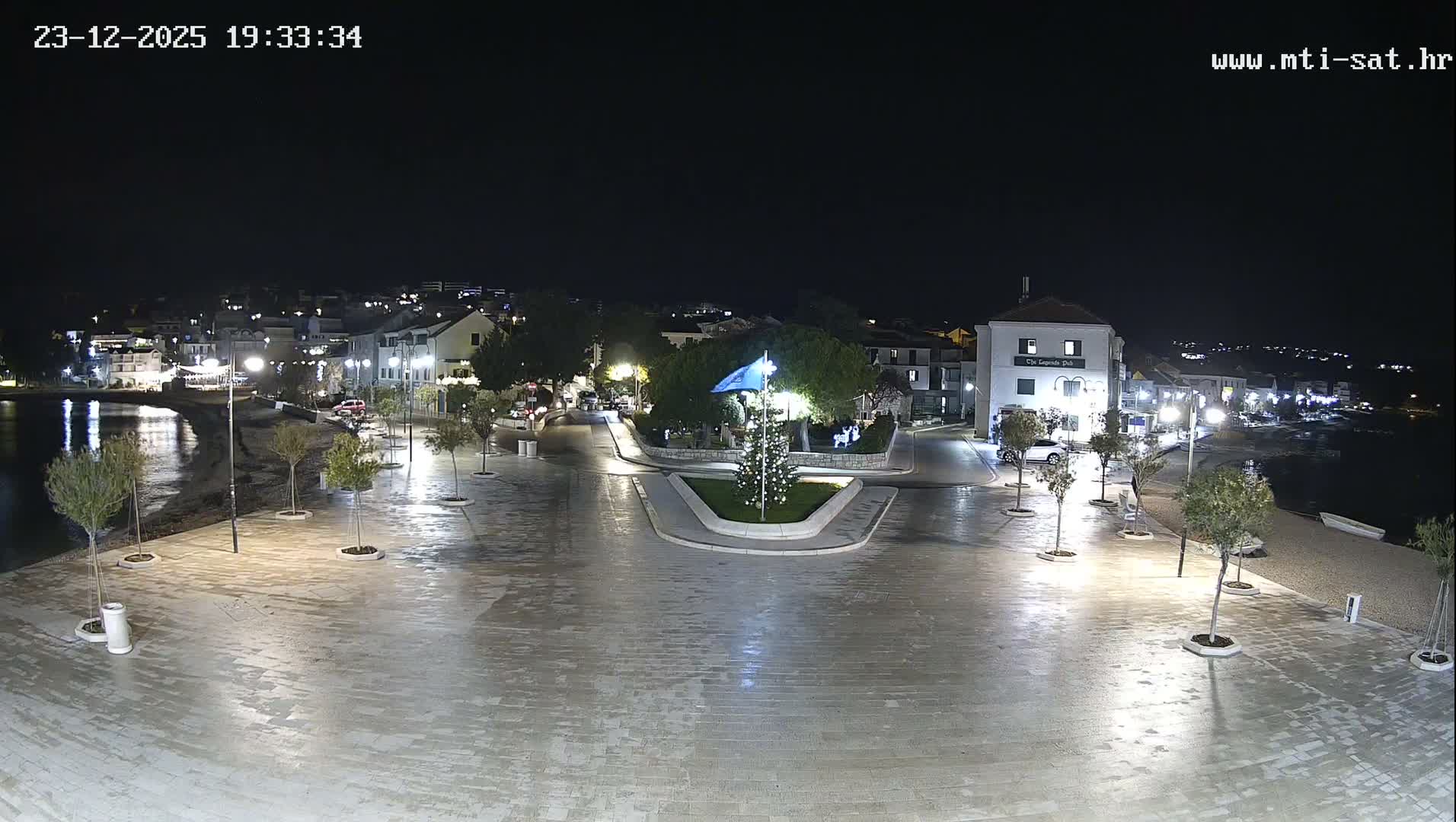 Primošten Town & Adriatic Coast Live Cam - Primosten, Općina Primošten, Šibenik-Knin, Croatia