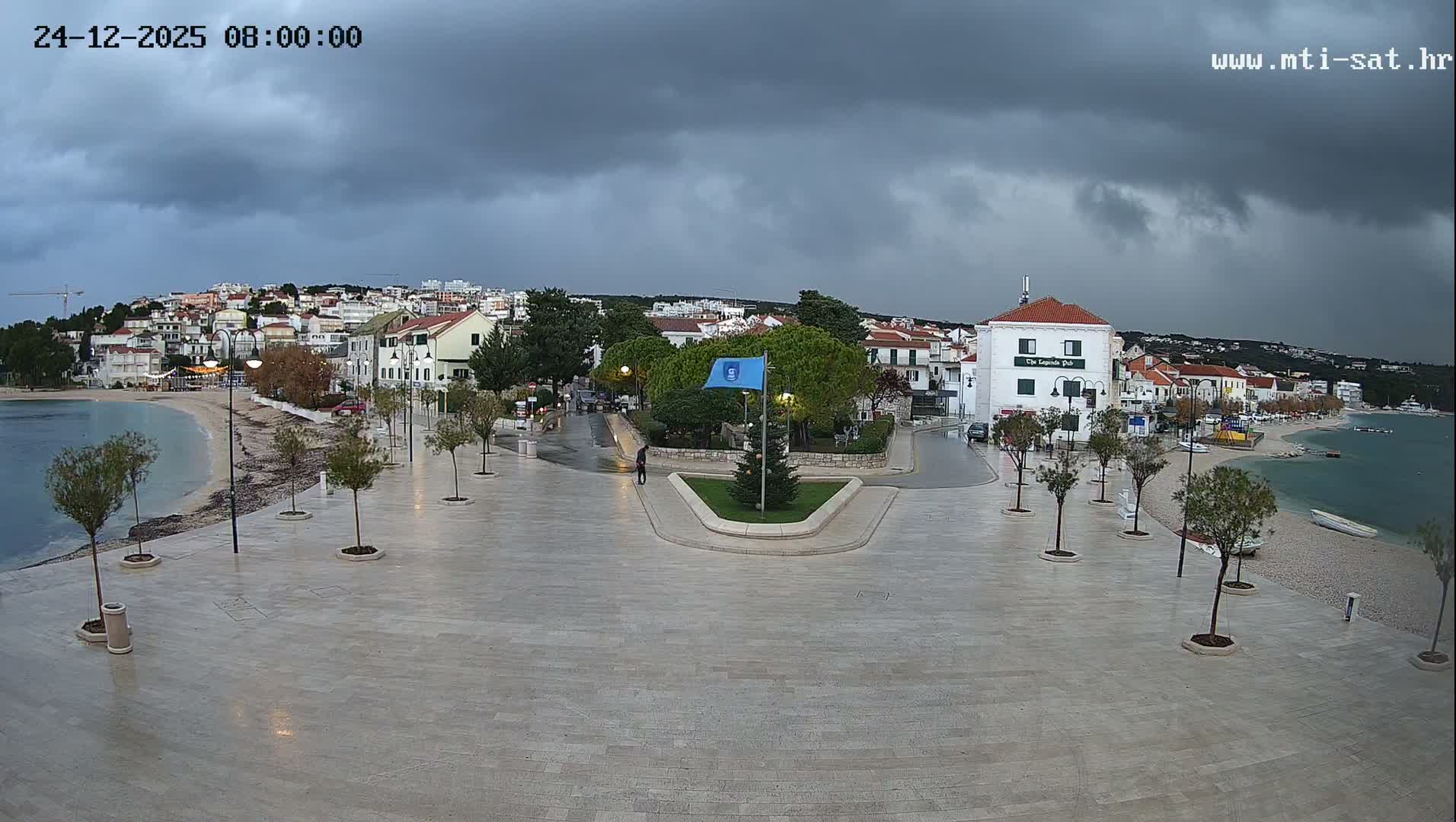 Primošten Town & Adriatic Coast Live Cam - Primosten, Općina Primošten, Šibenik-Knin, Croatia