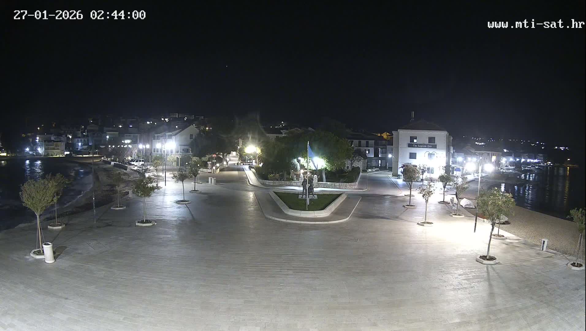 Primošten Town & Adriatic Coast Live Cam - Primosten, Općina Primošten, Šibenik-Knin, Croatia