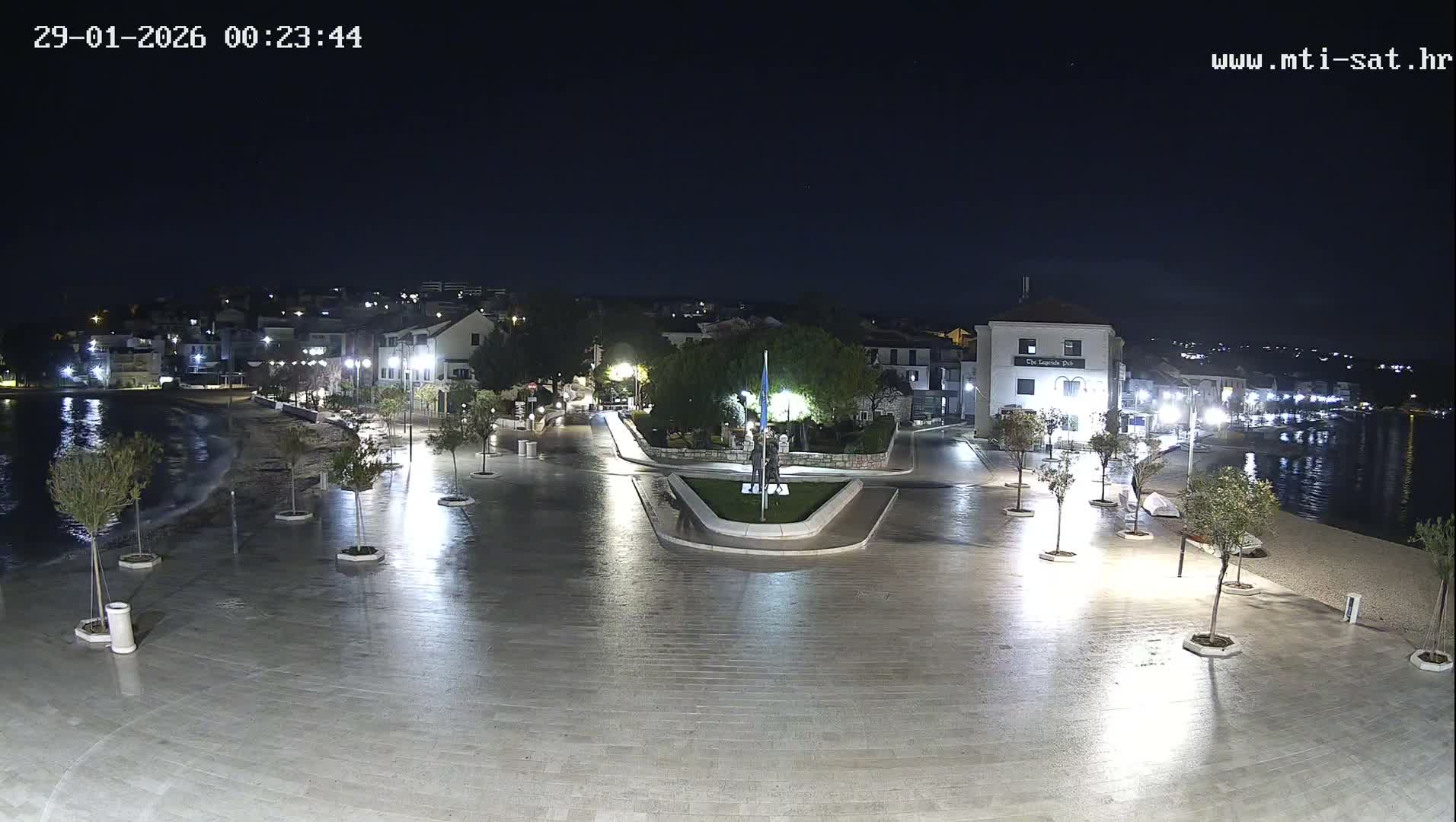 Primošten Town & Adriatic Coast Live Cam - Primosten, Općina Primošten, Šibenik-Knin, Croatia