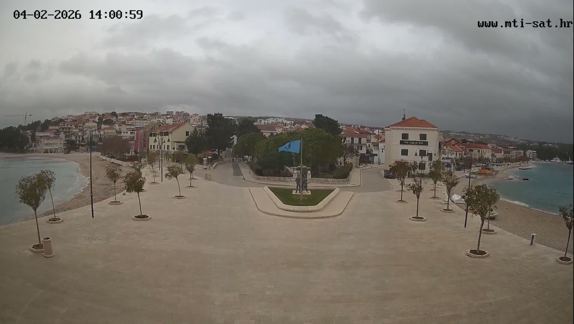 Primošten Town & Adriatic Coast Live Cam - Primosten, Općina Primošten, Šibenik-Knin, Croatia