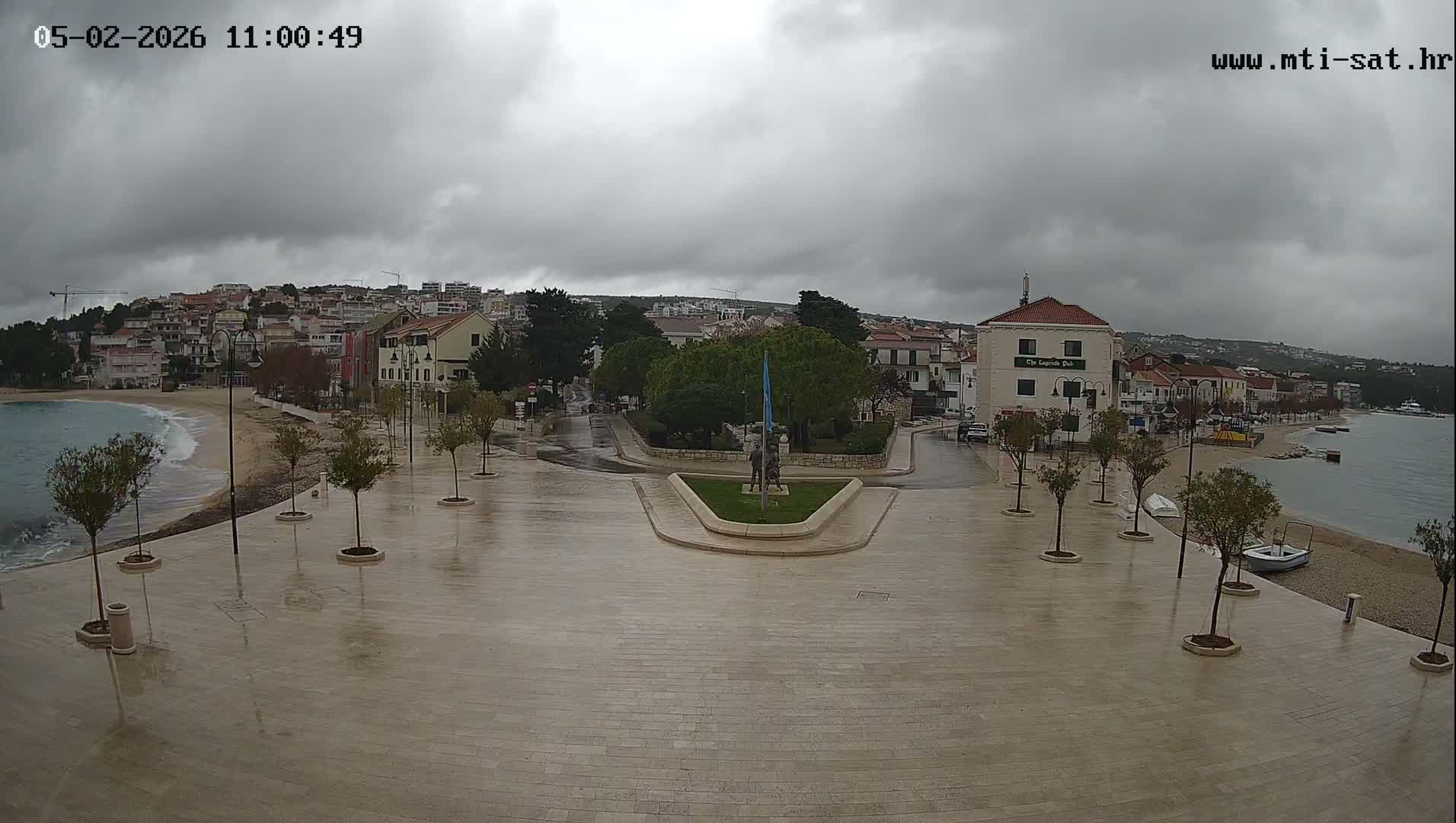 Primošten Town & Adriatic Coast Live Cam - Primosten, Općina Primošten, Šibenik-Knin, Croatia