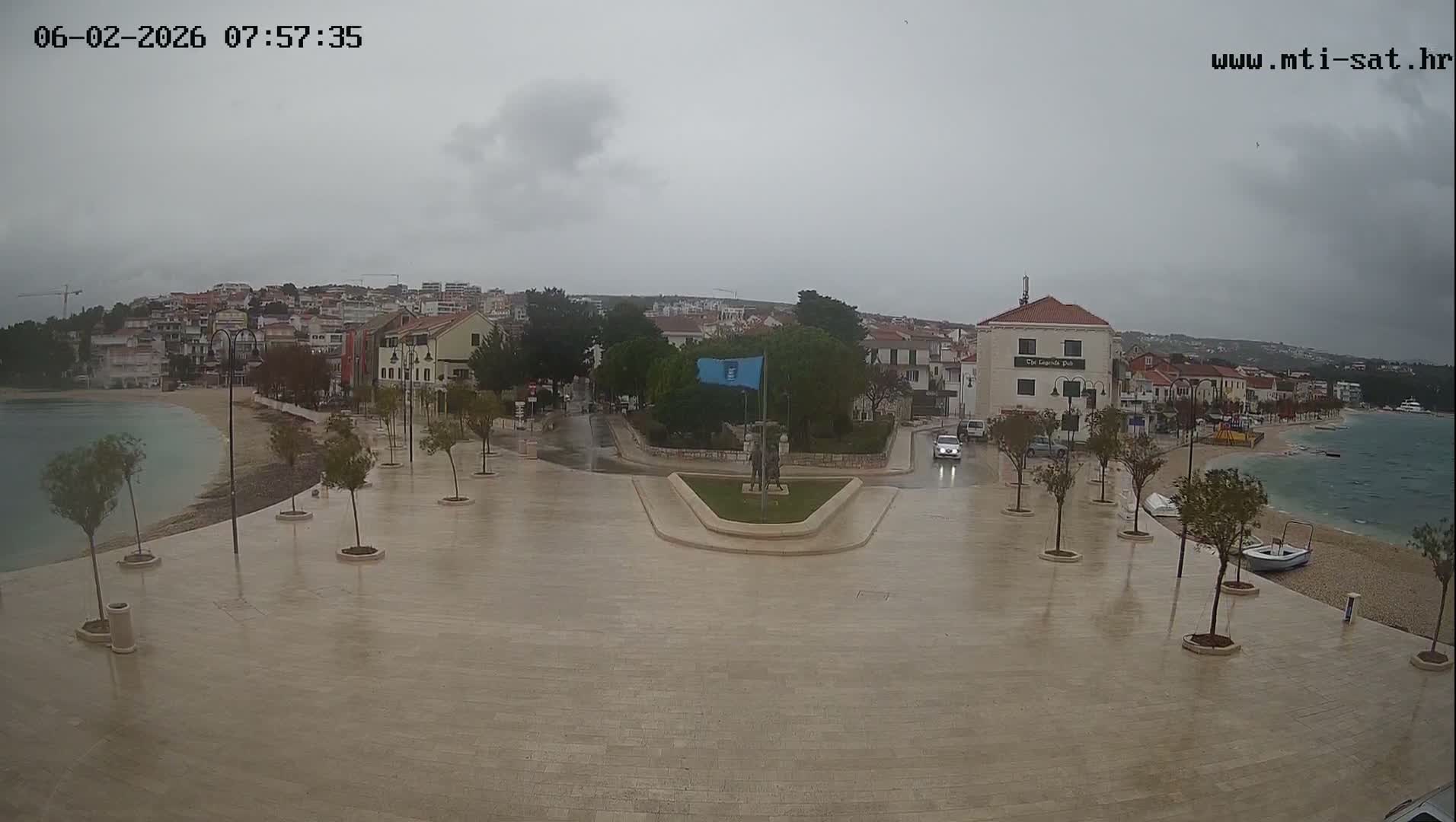 Primošten Town & Adriatic Coast Live Cam - Primosten, Općina Primošten, Šibenik-Knin, Croatia