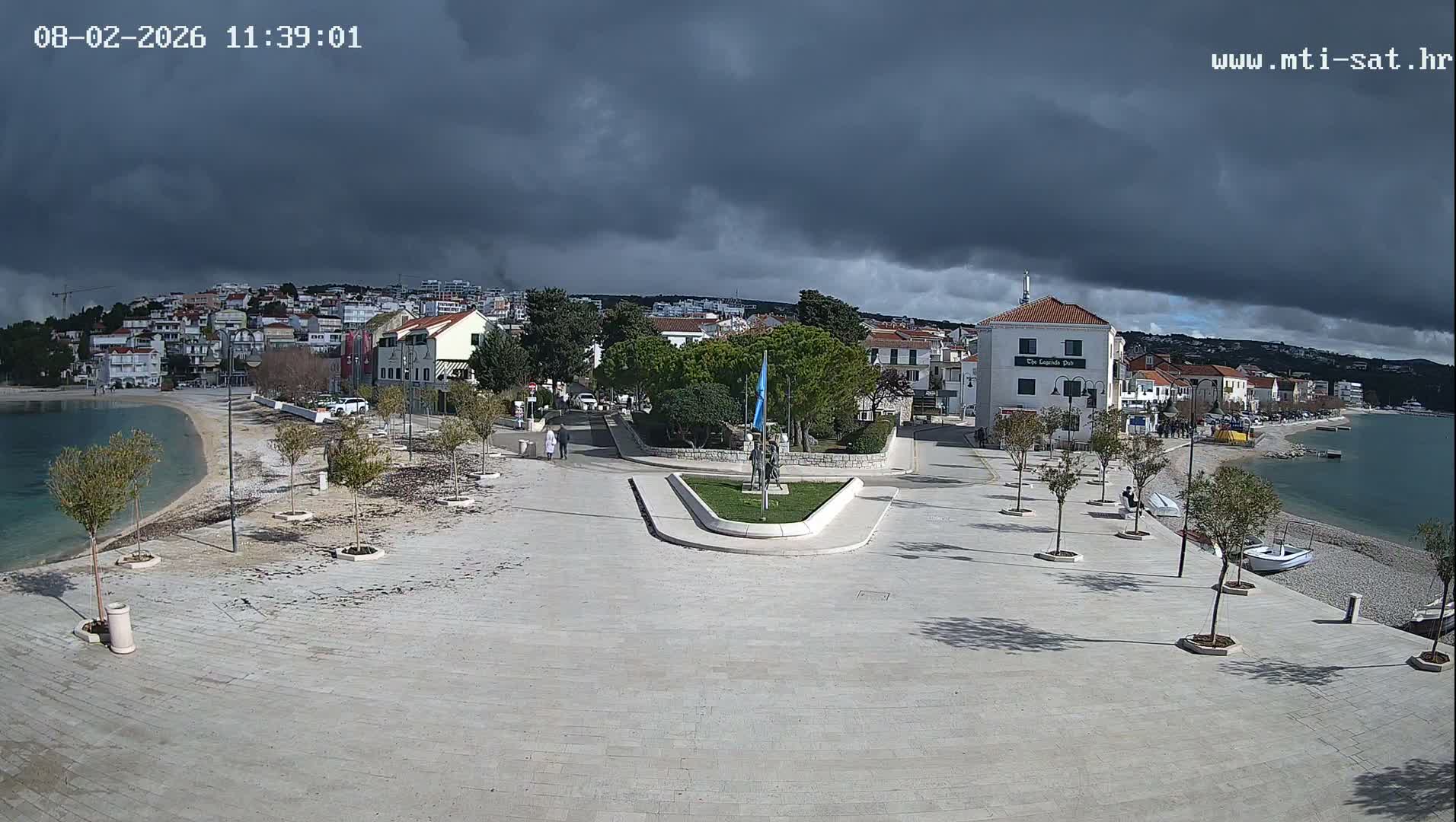Primošten Town & Adriatic Coast Live Cam - Primosten, Općina Primošten, Šibenik-Knin, Croatia