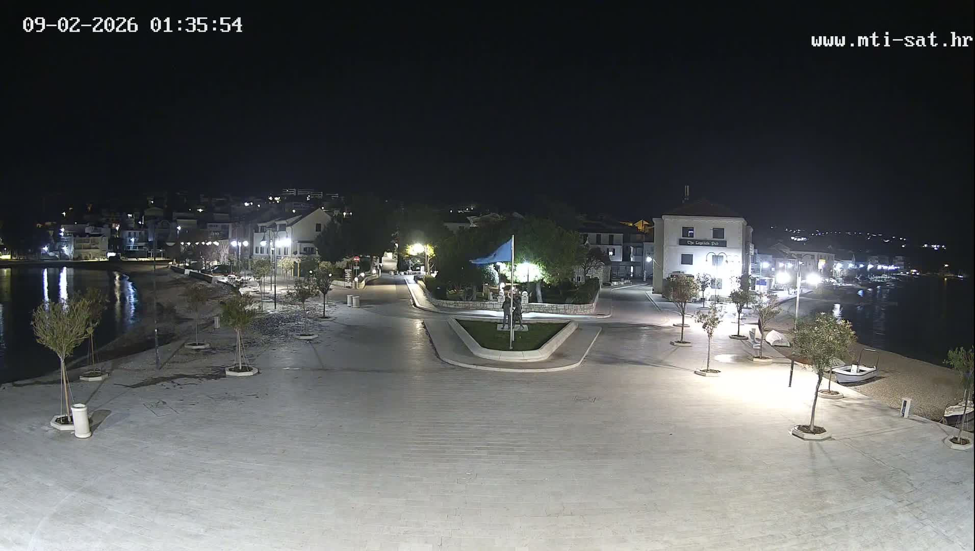Primošten Town & Adriatic Coast Live Cam - Primosten, Općina Primošten, Šibenik-Knin, Croatia