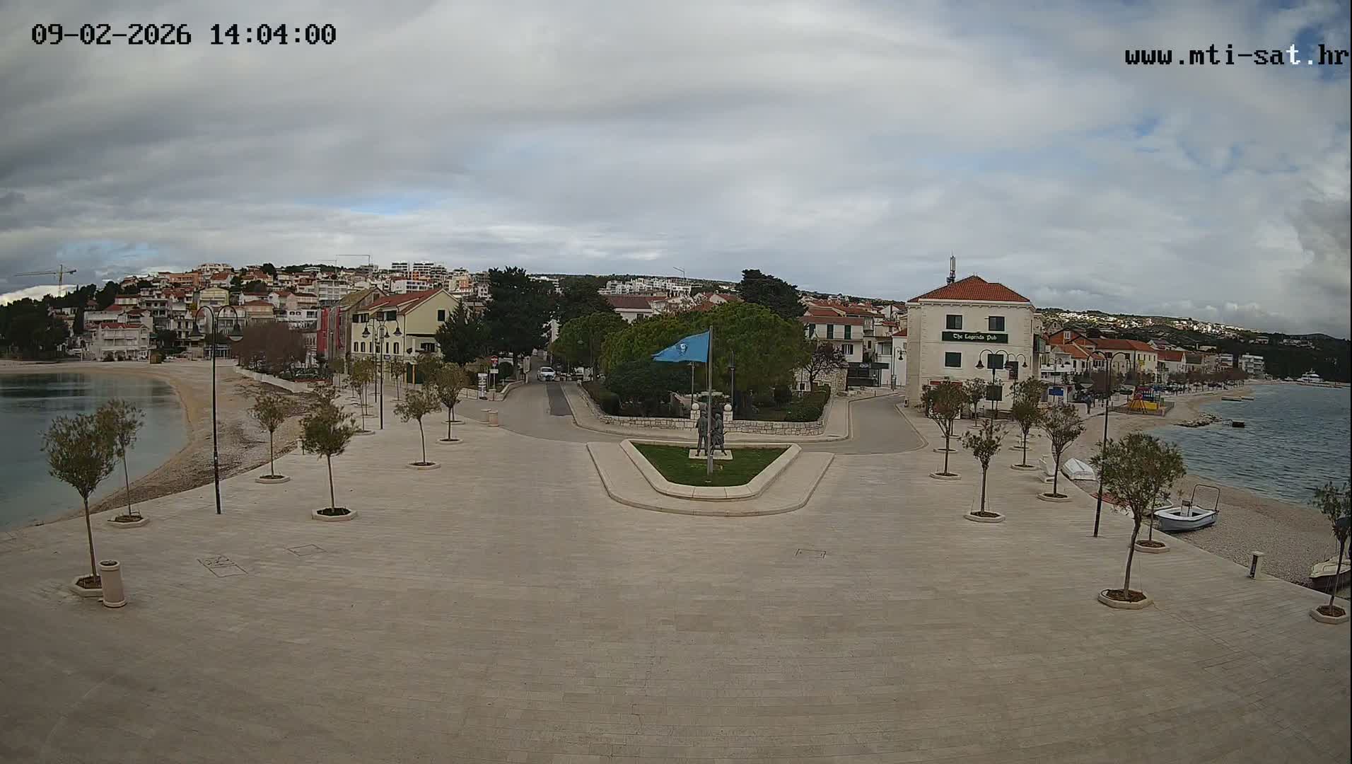 Primošten Town & Adriatic Coast Live Cam - Primosten, Općina Primošten, Šibenik-Knin, Croatia