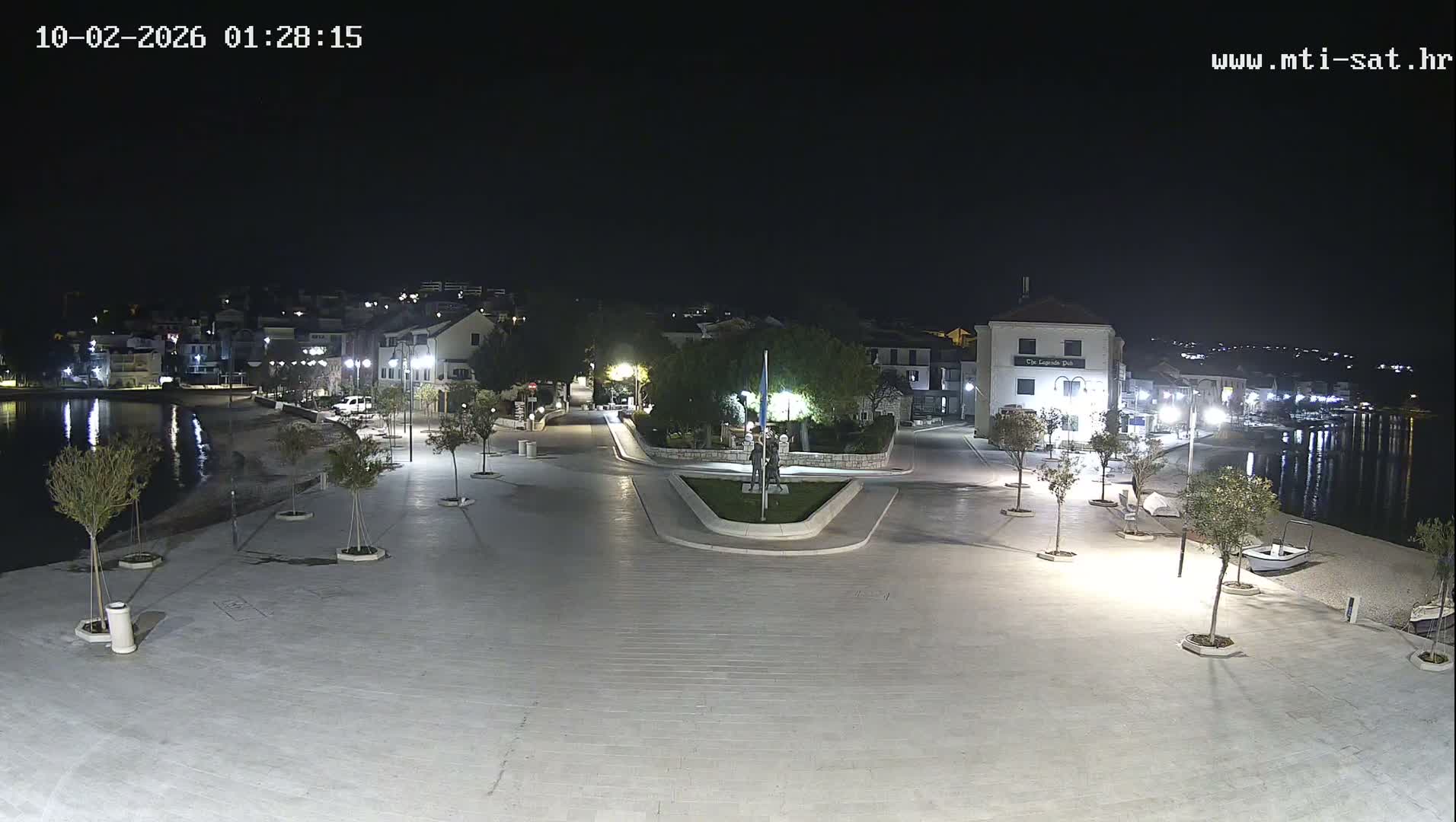 Primošten Town & Adriatic Coast Live Cam - Primosten, Općina Primošten, Šibenik-Knin, Croatia