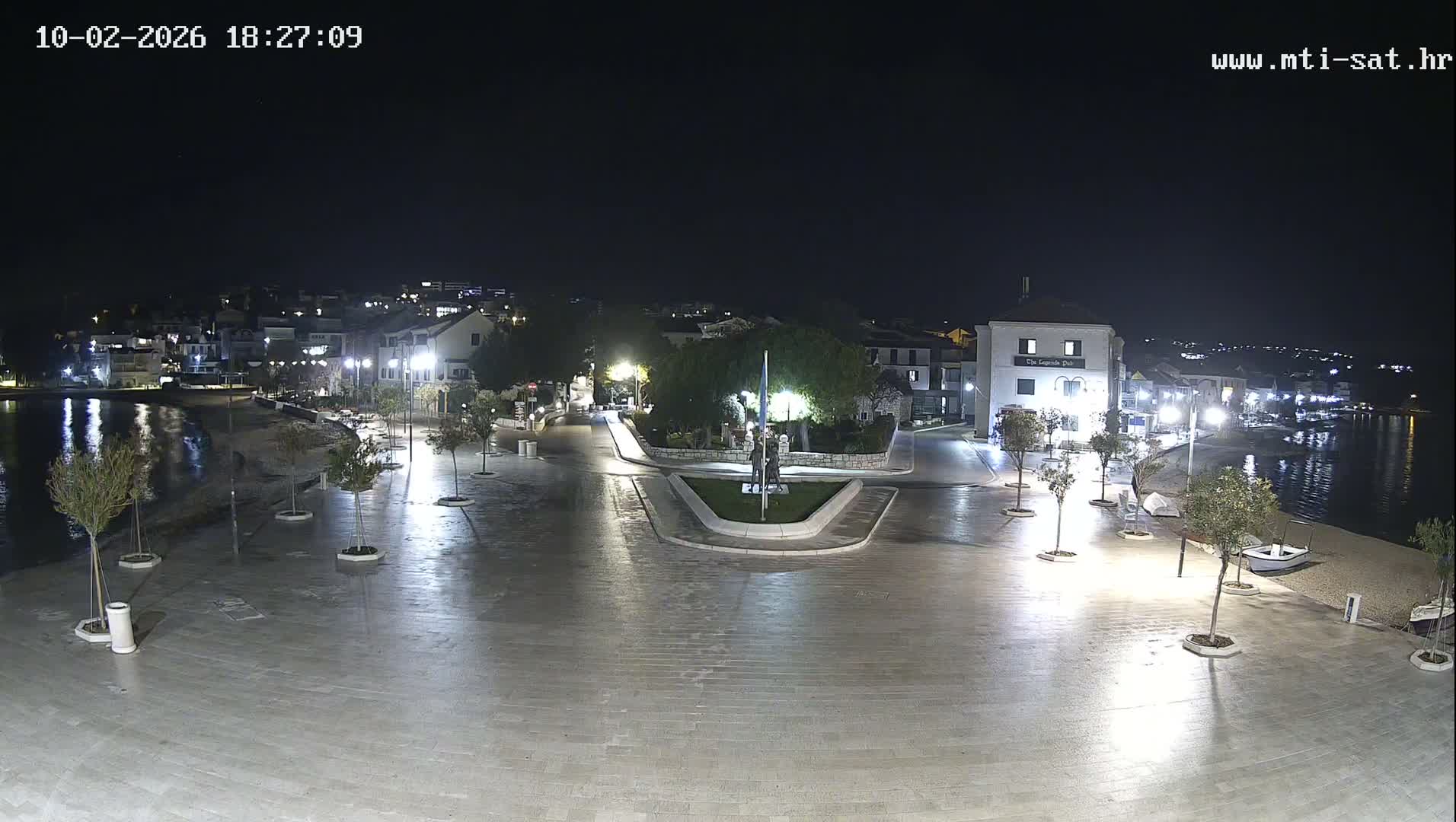 Primošten Town & Adriatic Coast Live Cam - Primosten, Općina Primošten, Šibenik-Knin, Croatia