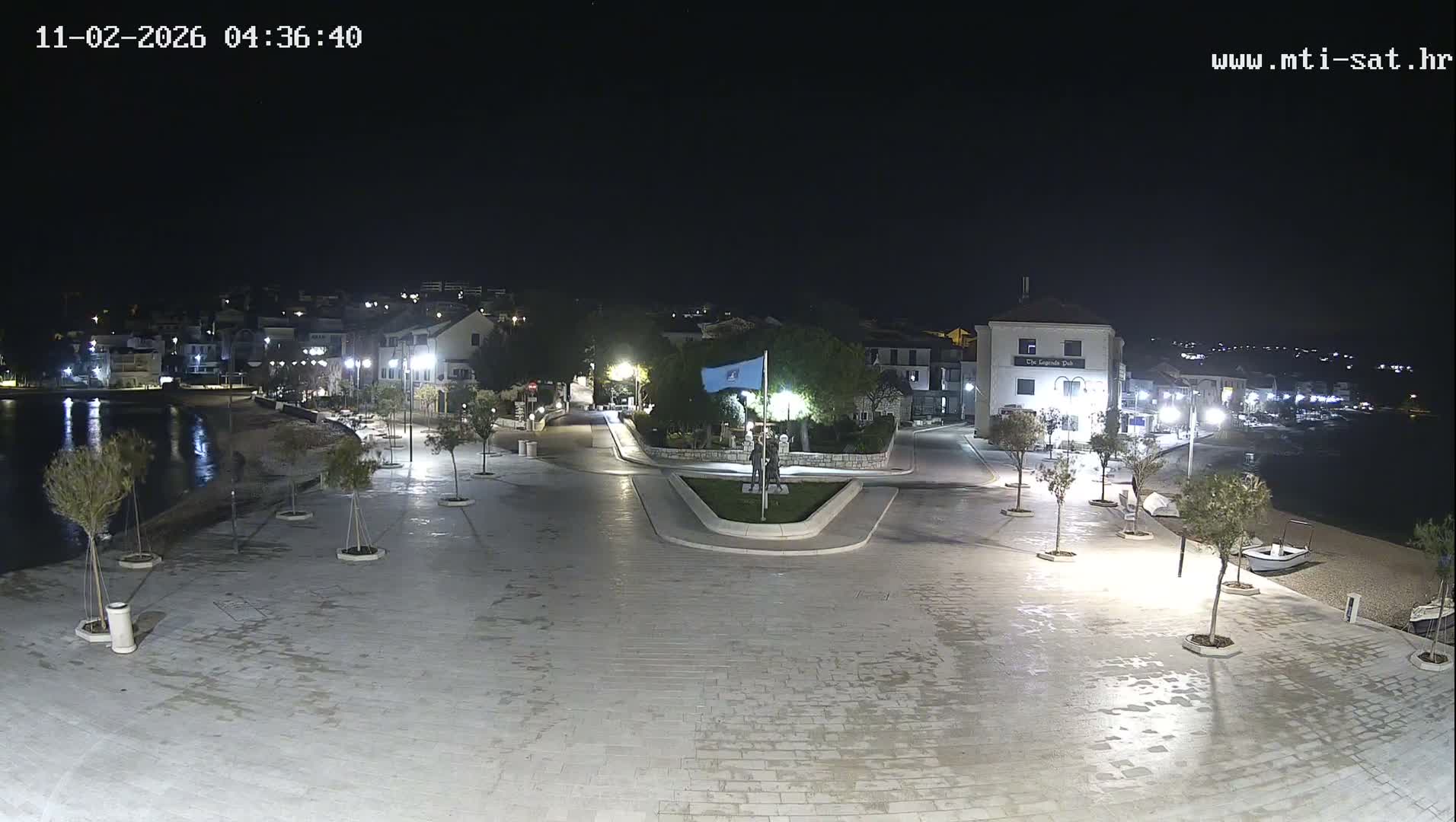 Primošten Town & Adriatic Coast Live Cam - Primosten, Općina Primošten, Šibenik-Knin, Croatia