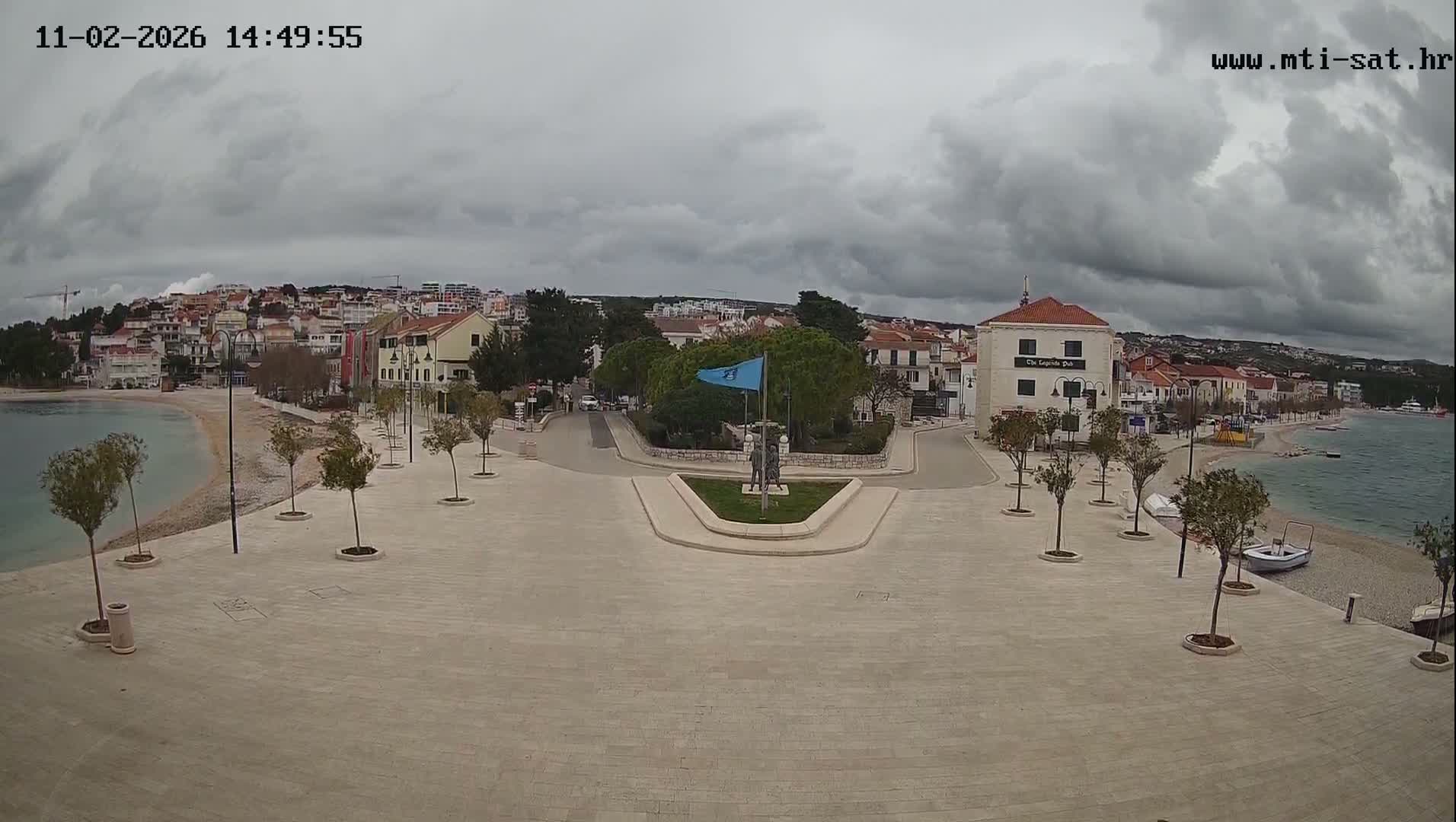 Primošten Town & Adriatic Coast Live Cam - Primosten, Općina Primošten, Šibenik-Knin, Croatia