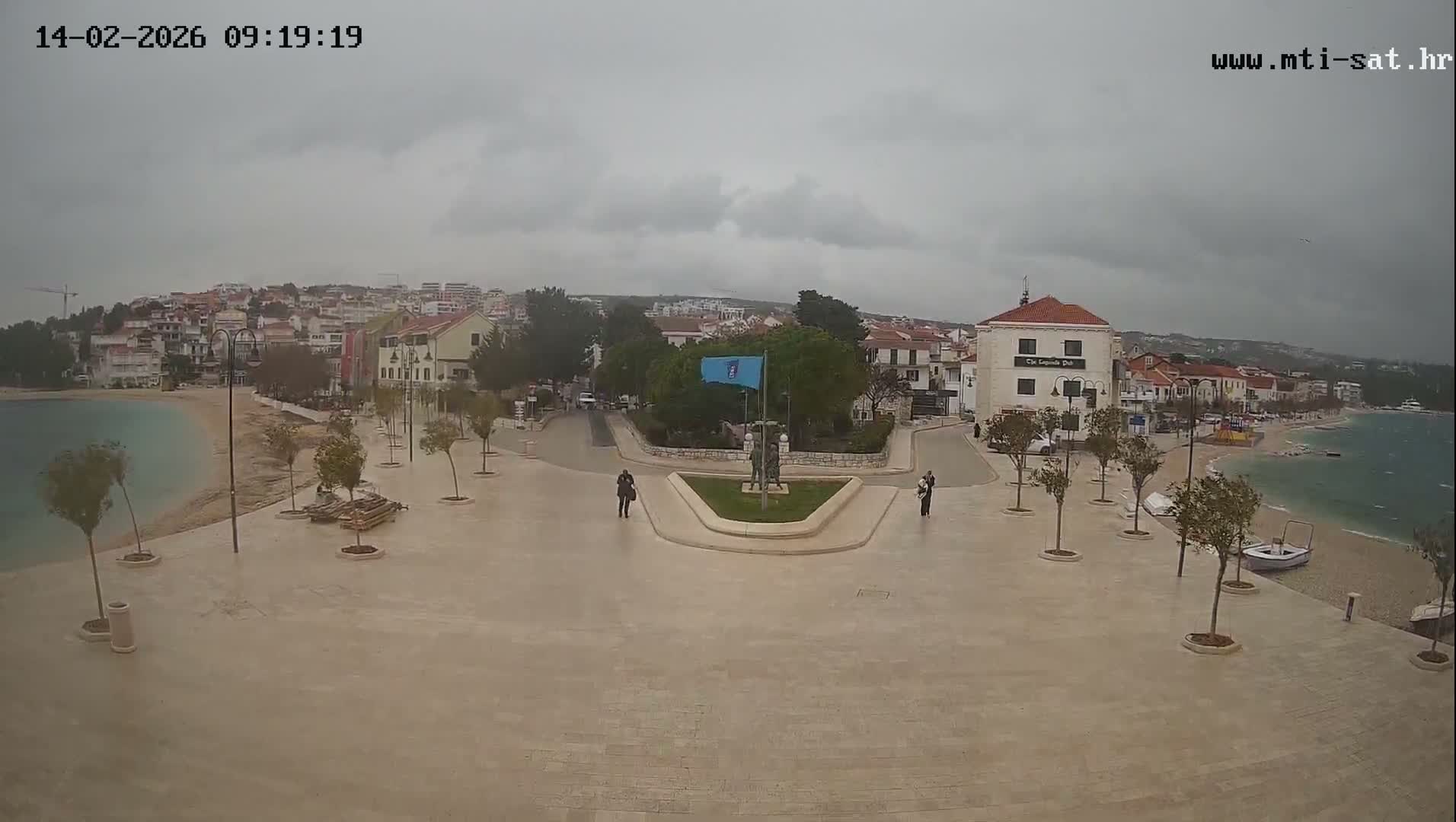 Primošten Town & Adriatic Coast Live Cam - Primosten, Općina Primošten, Šibenik-Knin, Croatia