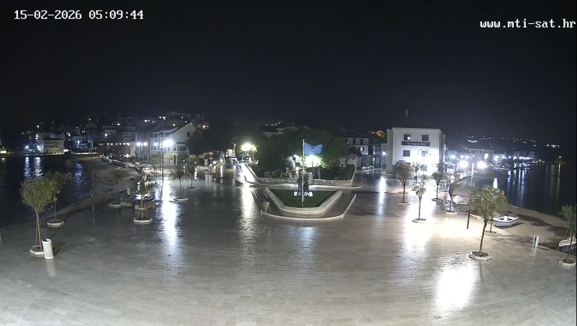 Primošten Town & Adriatic Coast Live Cam - Primosten, Općina Primošten, Šibenik-Knin, Croatia