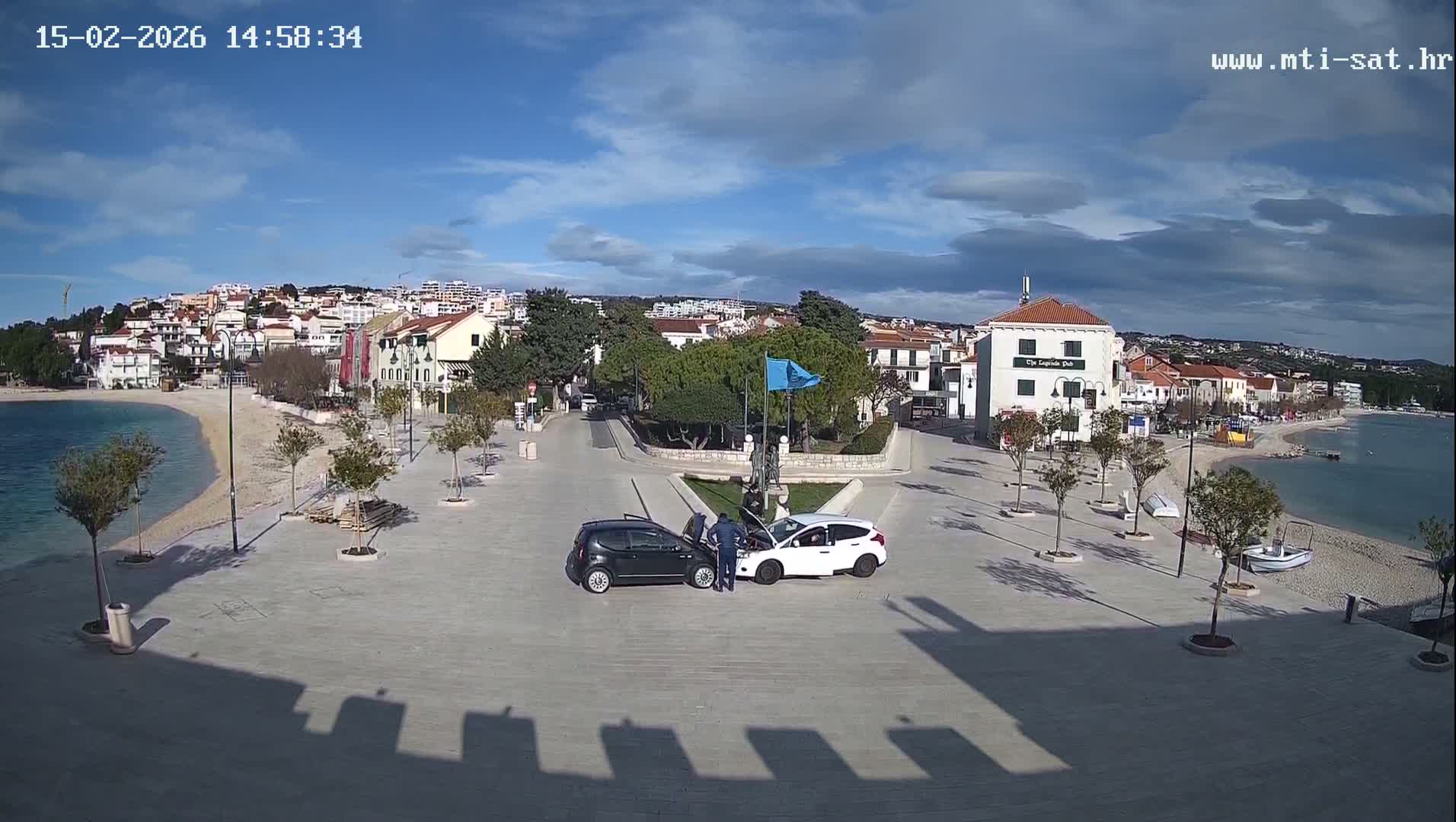 Primošten Town & Adriatic Coast Live Cam - Primosten, Općina Primošten, Šibenik-Knin, Croatia
