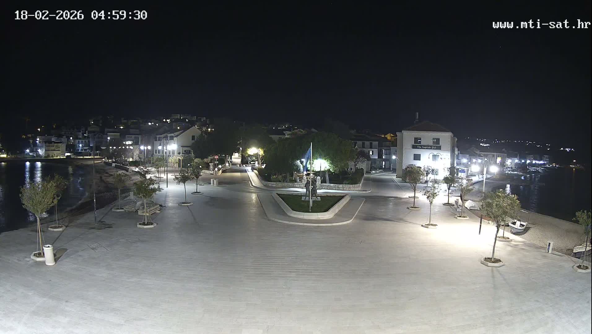 Primošten Town & Adriatic Coast Live Cam - Primosten, Općina Primošten, Šibenik-Knin, Croatia