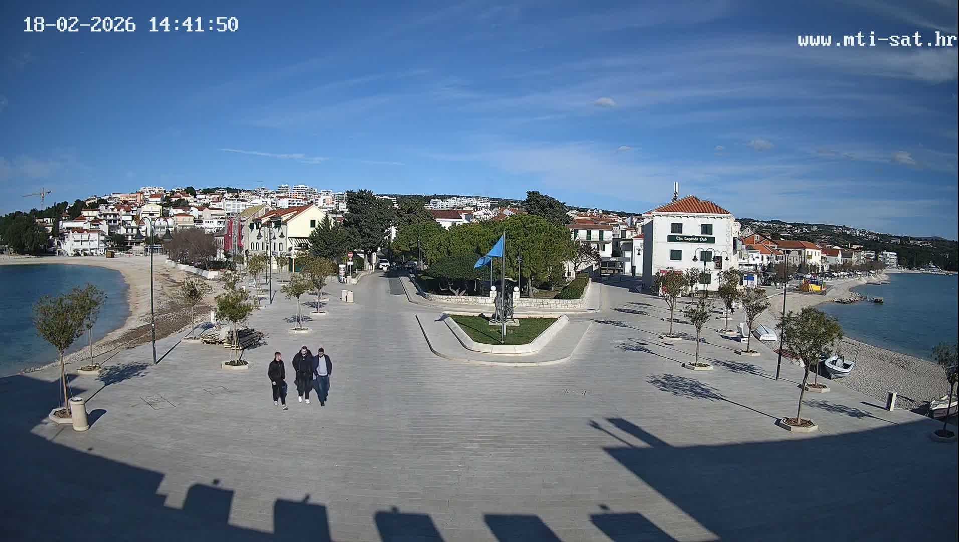 Primošten Town & Adriatic Coast Live Cam - Primosten, Općina Primošten, Šibenik-Knin, Croatia