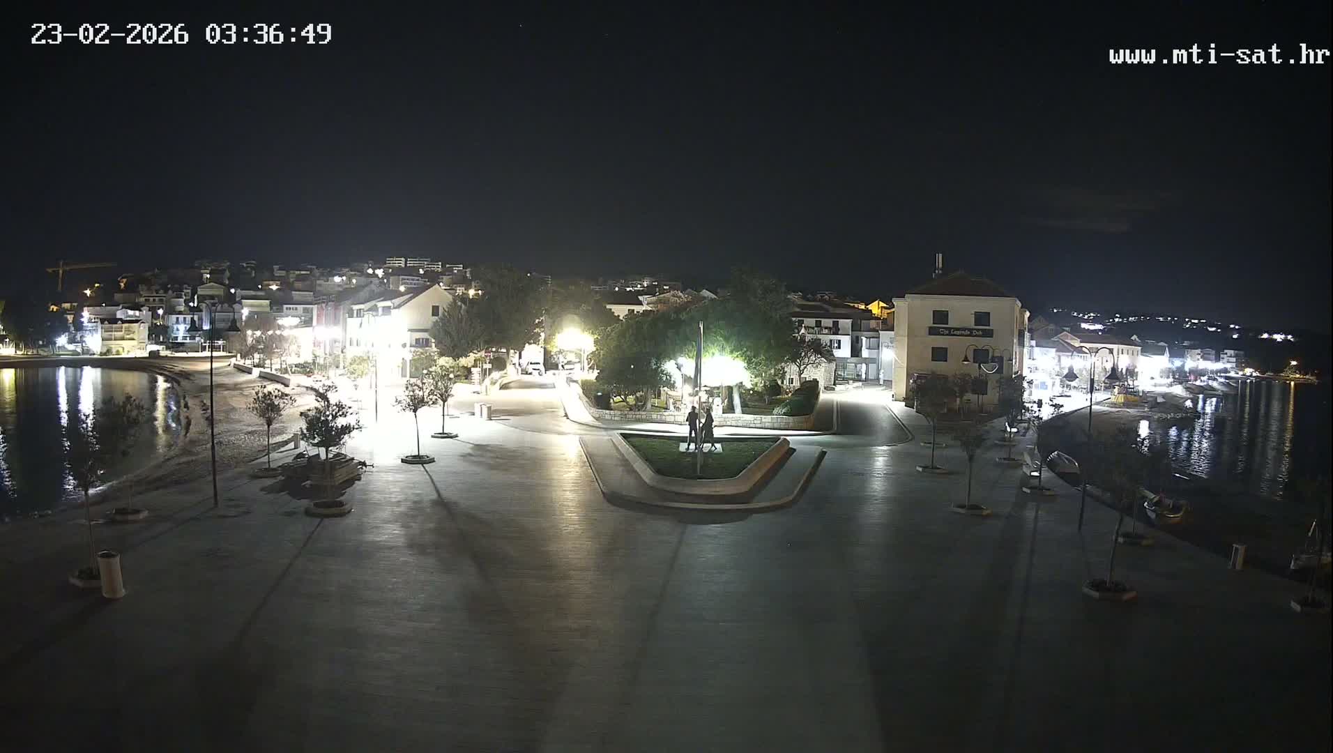 Primošten Town & Adriatic Coast Live Cam - Primosten, Općina Primošten, Šibenik-Knin, Croatia