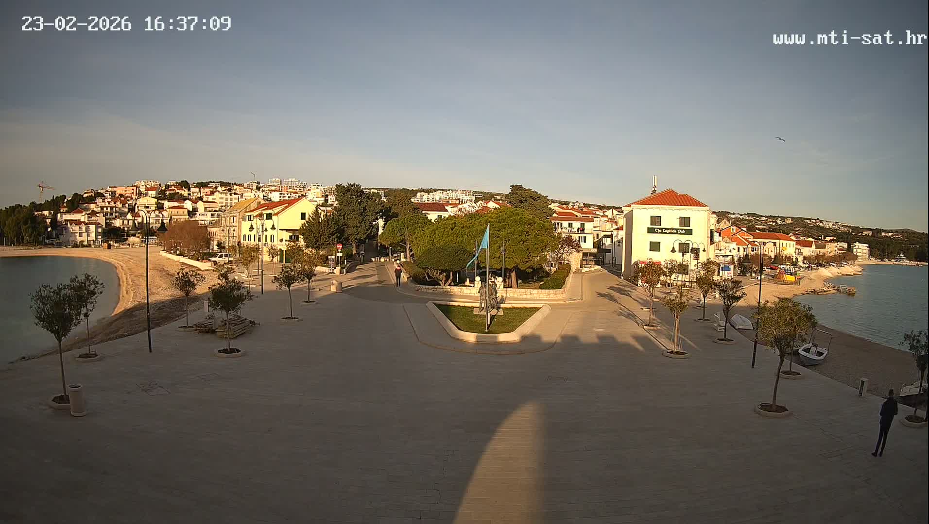 Primošten Town & Adriatic Coast Live Cam - Primosten, Općina Primošten, Šibenik-Knin, Croatia