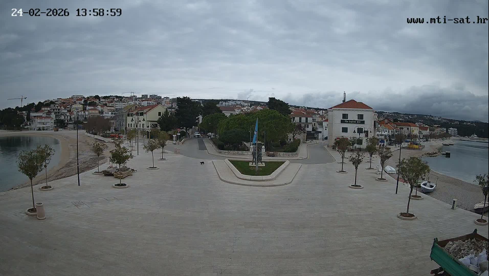 Primošten Town & Adriatic Coast Live Cam - Primosten, Općina Primošten, Šibenik-Knin, Croatia
