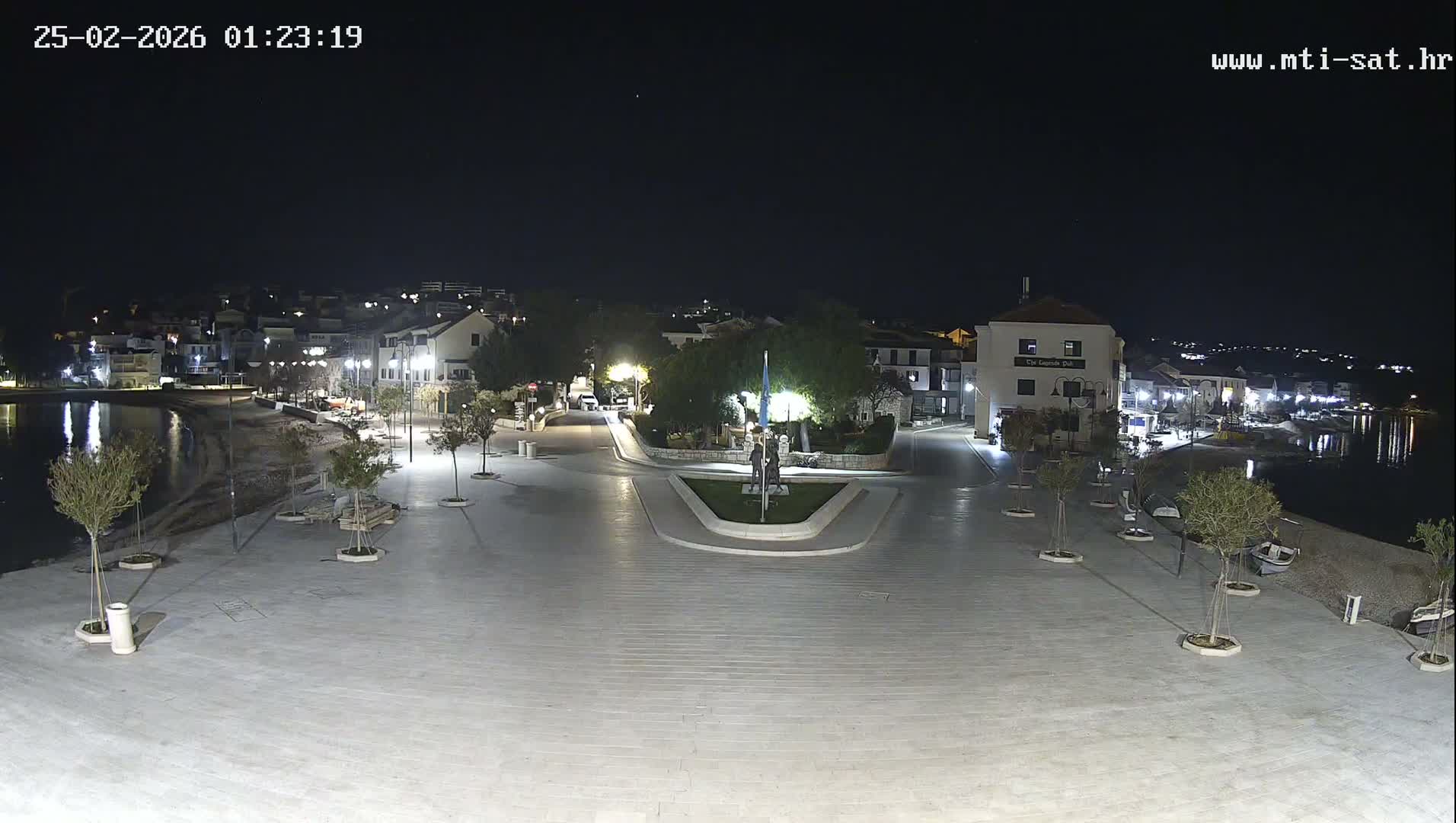 Primošten Town & Adriatic Coast Live Cam - Primosten, Općina Primošten, Šibenik-Knin, Croatia