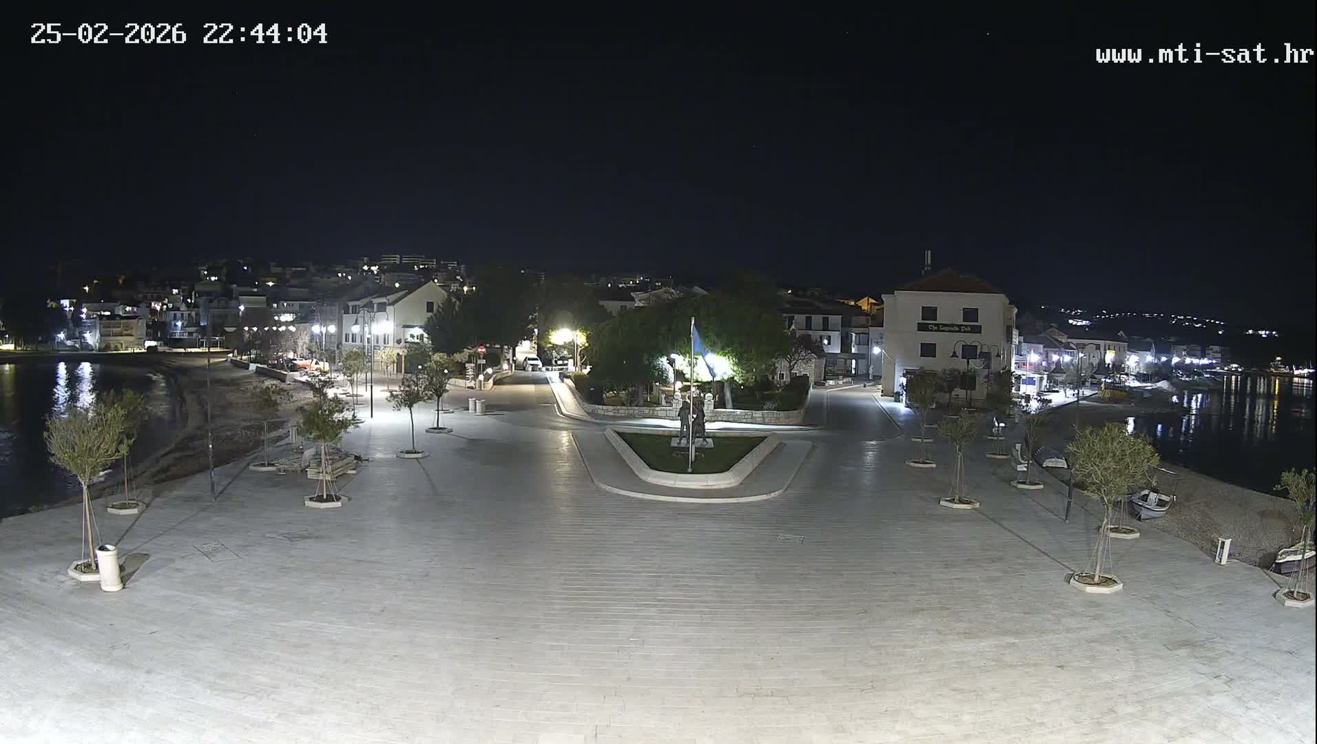 Primošten Town & Adriatic Coast Live Cam - Primosten, Općina Primošten, Šibenik-Knin, Croatia