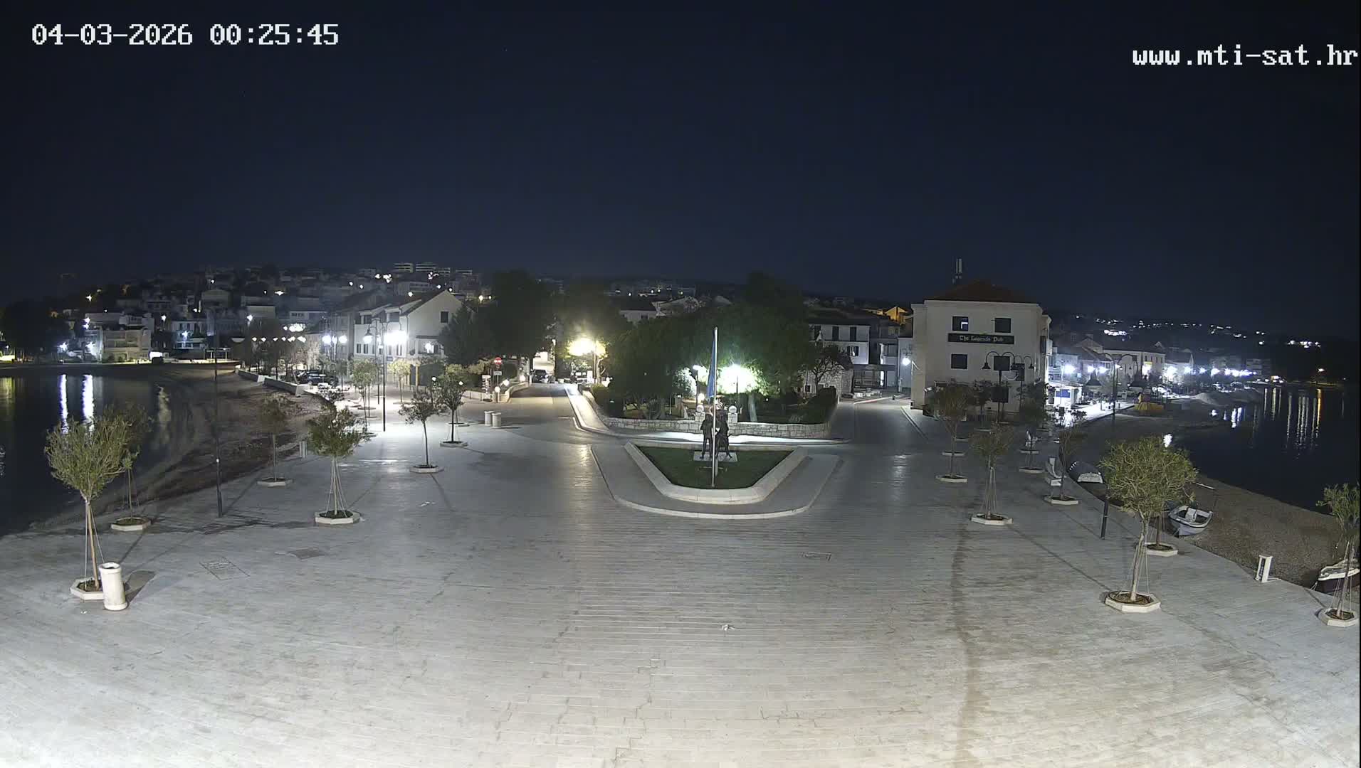 Primošten Town & Adriatic Coast Live Cam - Primosten, Općina Primošten, Šibenik-Knin, Croatia