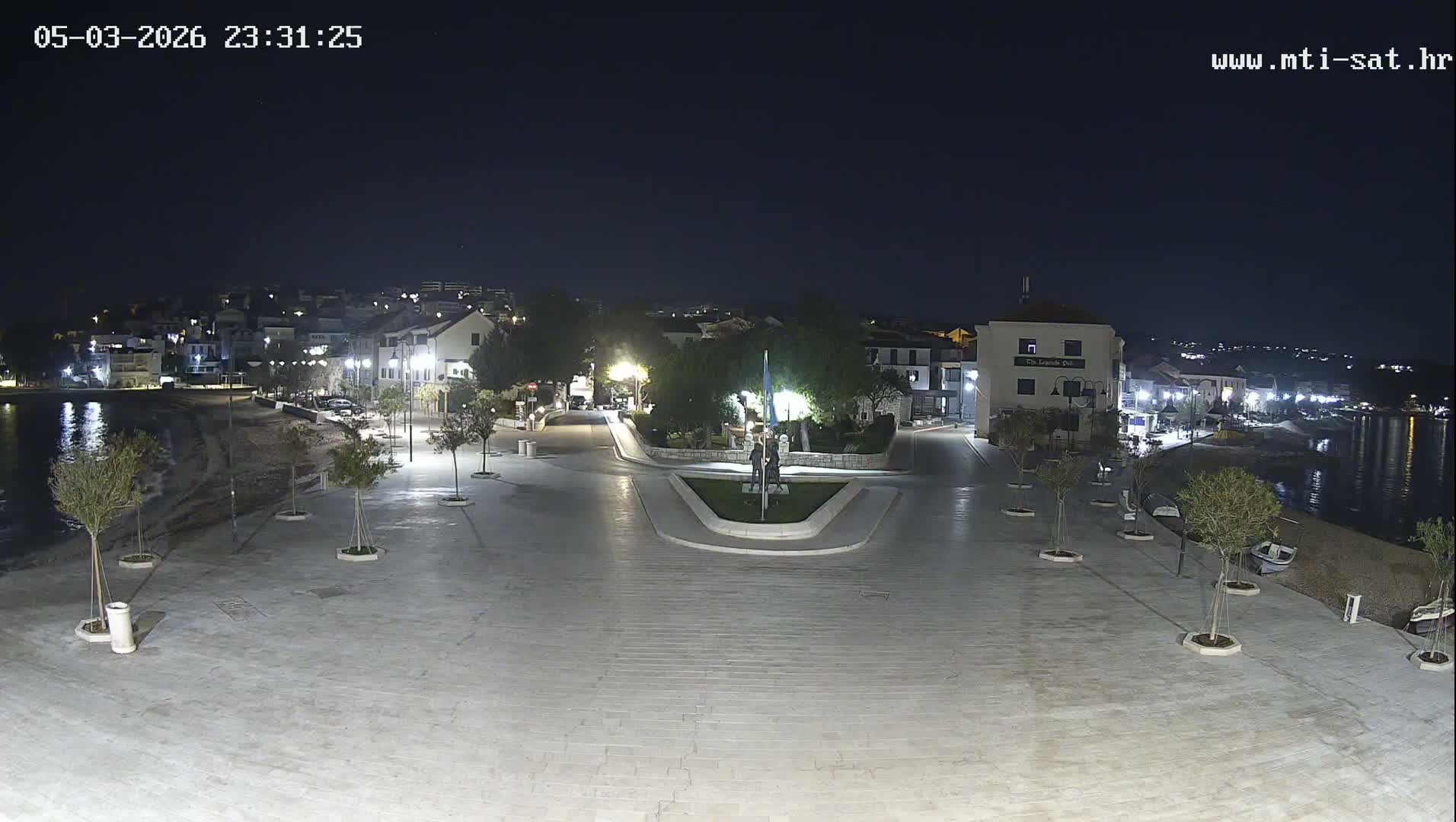 Primošten Town & Adriatic Coast Live Cam - Primosten, Općina Primošten, Šibenik-Knin, Croatia