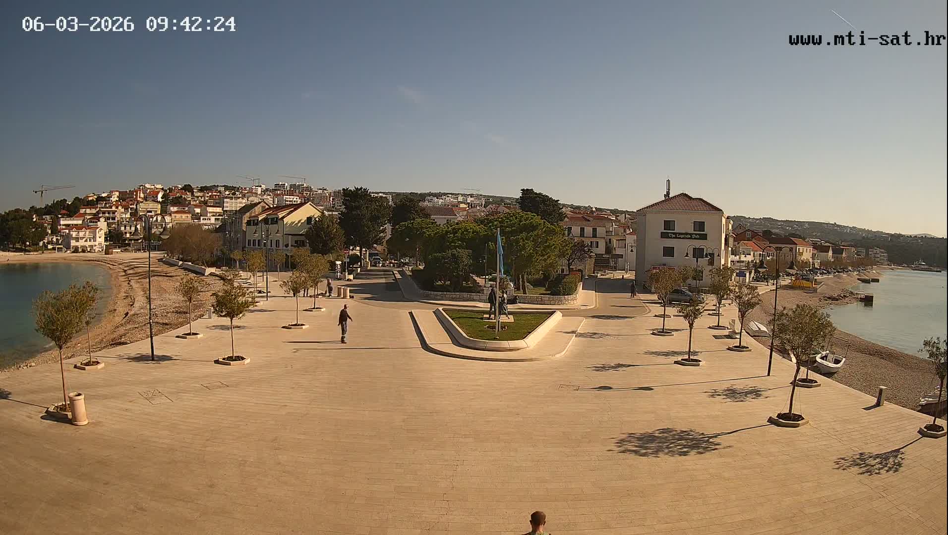 Primošten Town & Adriatic Coast Live Cam - Primosten, Općina Primošten, Šibenik-Knin, Croatia