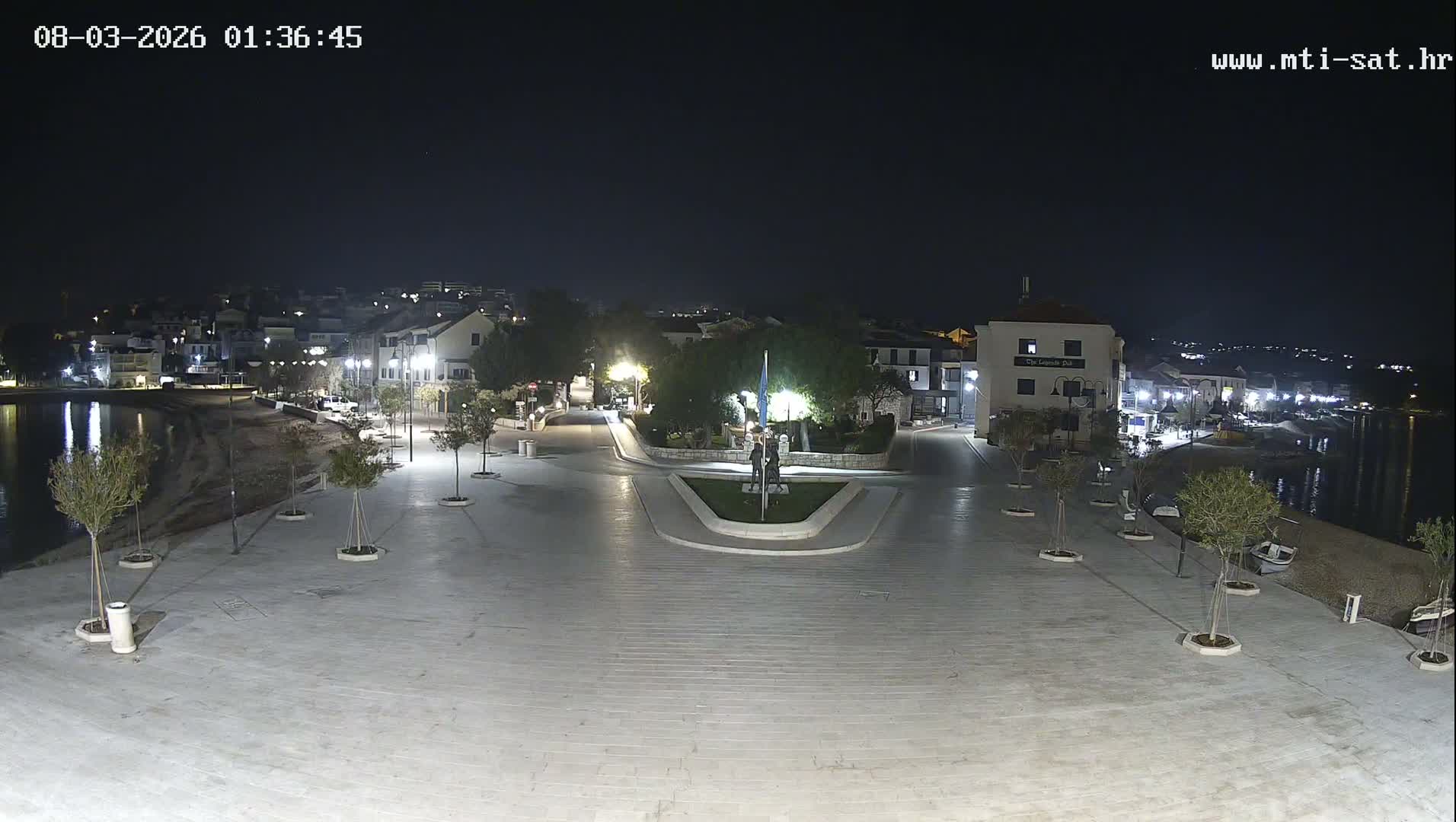 Primošten Town & Adriatic Coast Live Cam - Primosten, Općina Primošten, Šibenik-Knin, Croatia