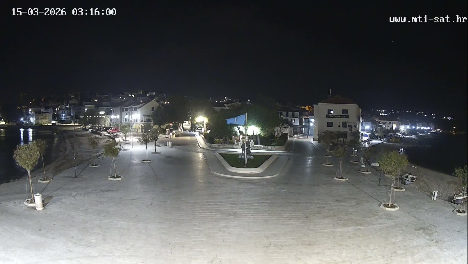 Primošten Town & Adriatic Coast Live Cam - Primosten, Općina Primošten, Šibenik-Knin, Croatia